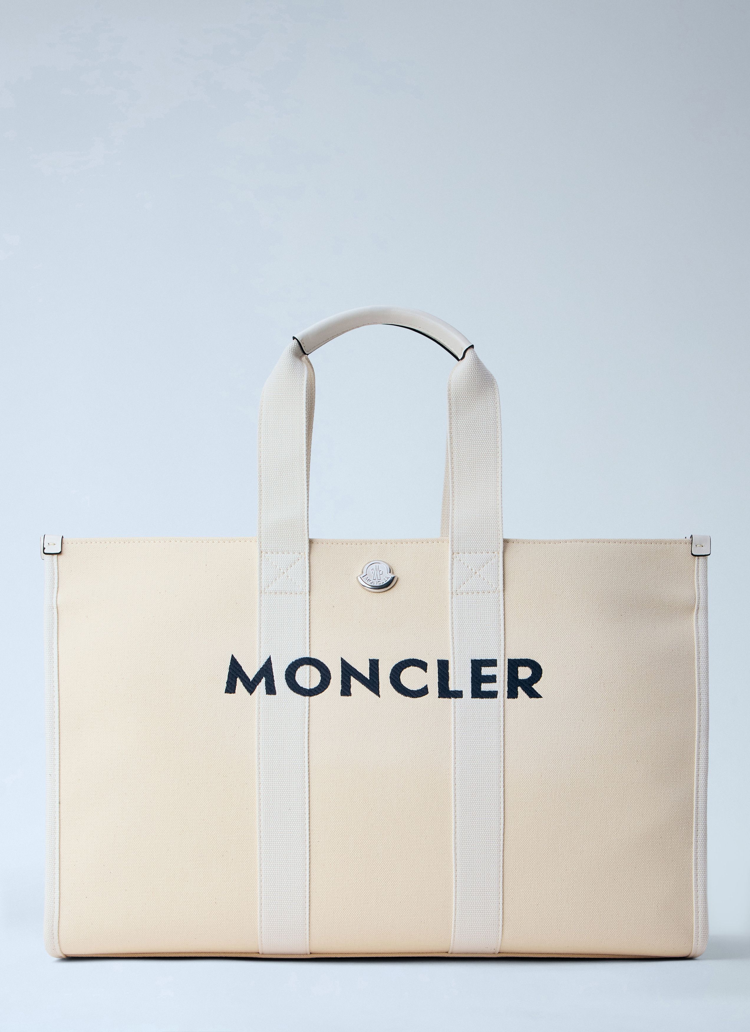 Moncler Canvas Logo Tote Bag Size ONE SIZE - 1 Thumbnail