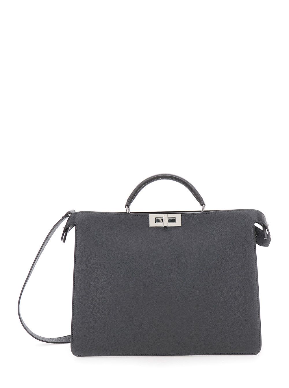 Fendi 'ISeeU Medium' Grey Handbag with Removable Internal Pocket in Leather Man Size ONE SIZE - 1 Thumbnail