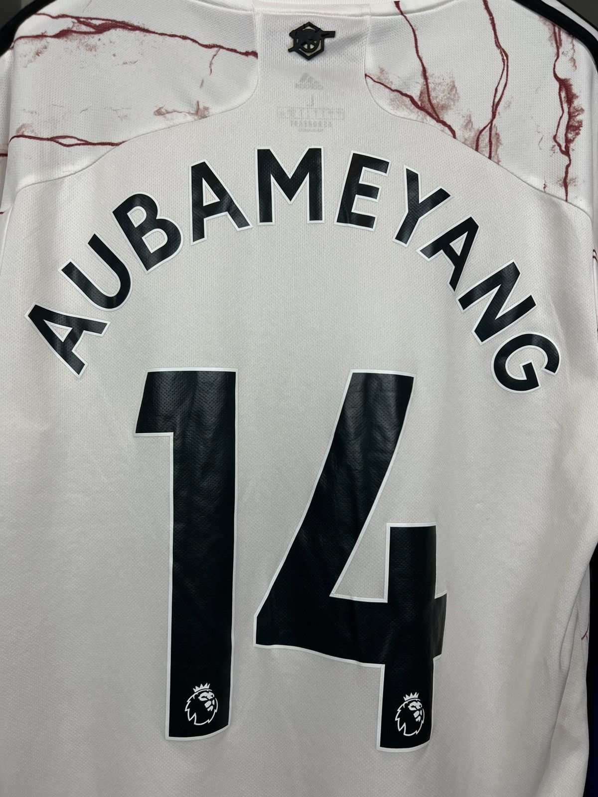 Adidas Soccer Jersey Adidas Arsenal 2020/21 Aubameyang #14 Size US L / EU 52-54 / 3 - 3 Thumbnail