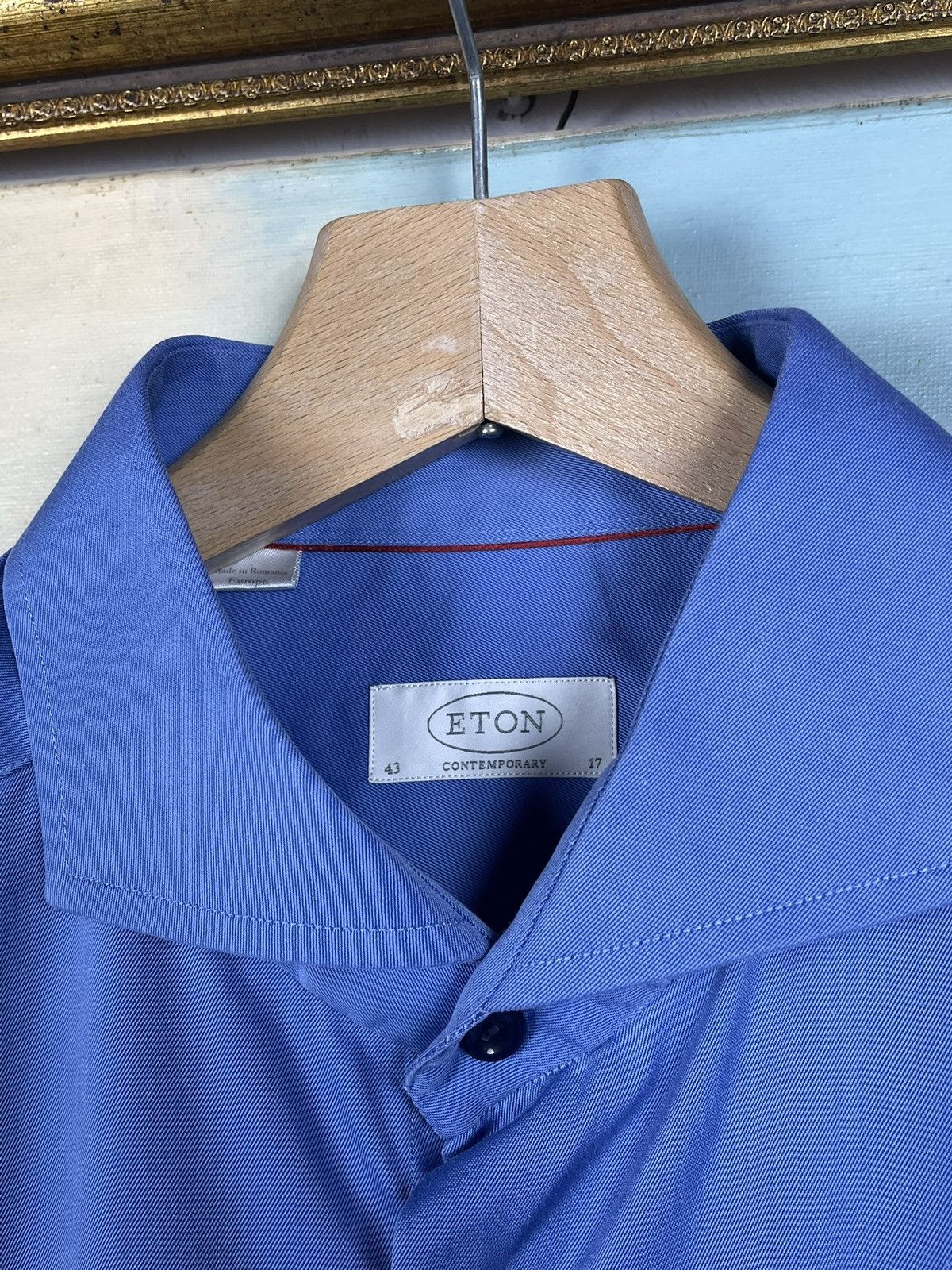 Eton Eton Blue Button Ups Shirt Old Money Luxury Designer Premium Size US XL / EU 56 / 4 - 6 Thumbnail