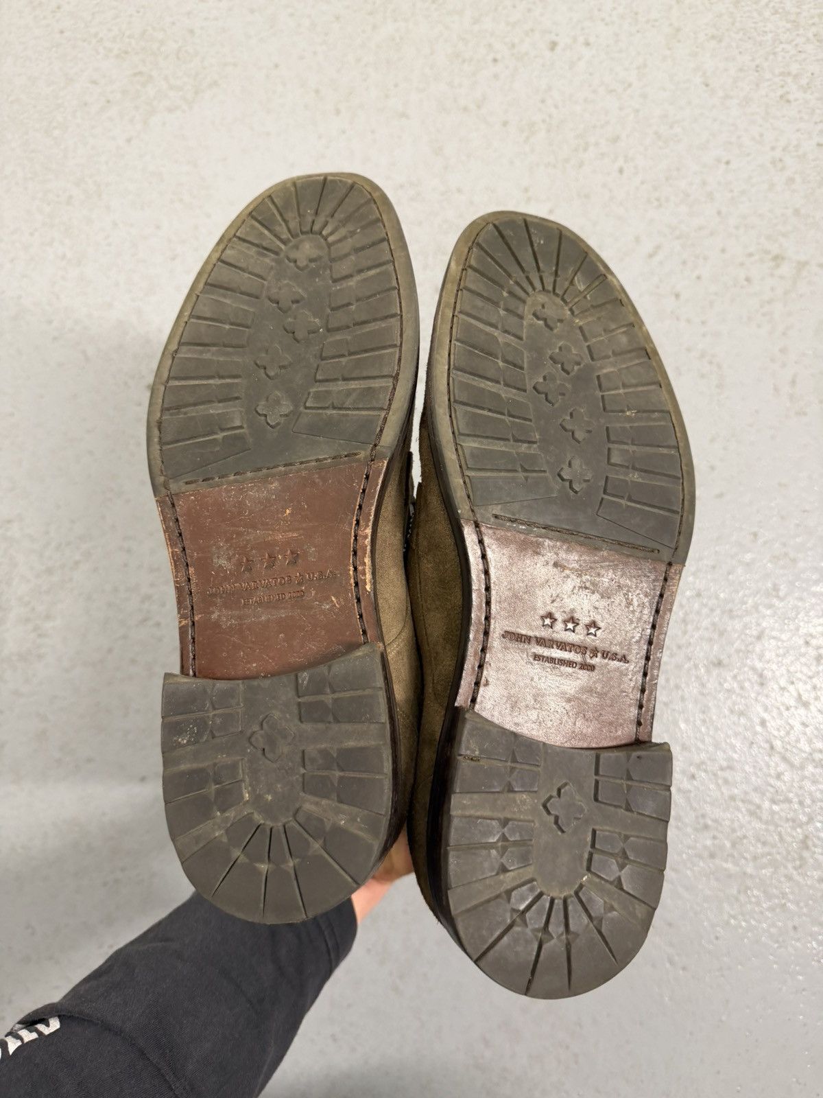 John Varvatos John Varvatos Suede Front Double Zipped Boots Size US 10 / EU 43 - 12 Thumbnail