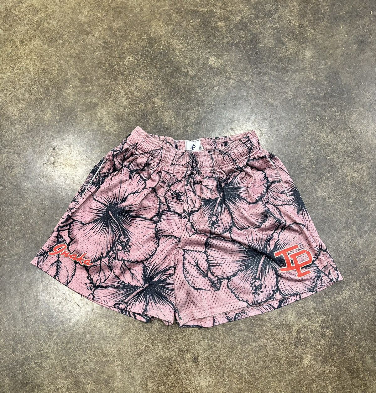 Other Inaka Power Mesh Floral Athletic Shorts Size US 32 / EU 48 - 1 Thumbnail