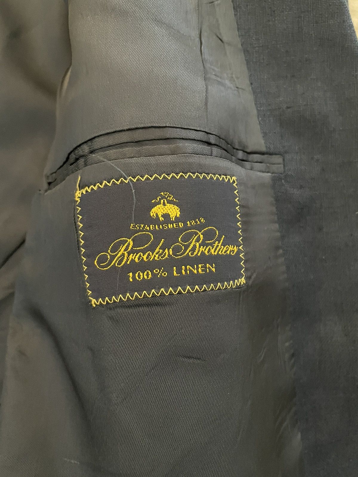 Brooks Brothers Substantial Weight Linen Jacket Size 48R - 6 Thumbnail