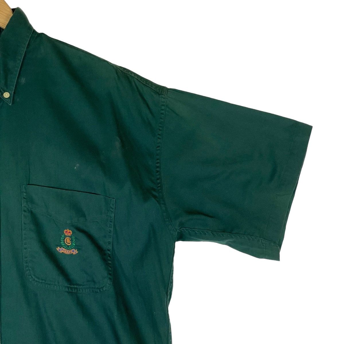 Chaps Ralph Lauren 🔥LAST PRICE🔥 Vintage Chaps Ralph Lauren Dark Green Shirt Size US M / EU 48-50 / 2 - 5 Thumbnail
