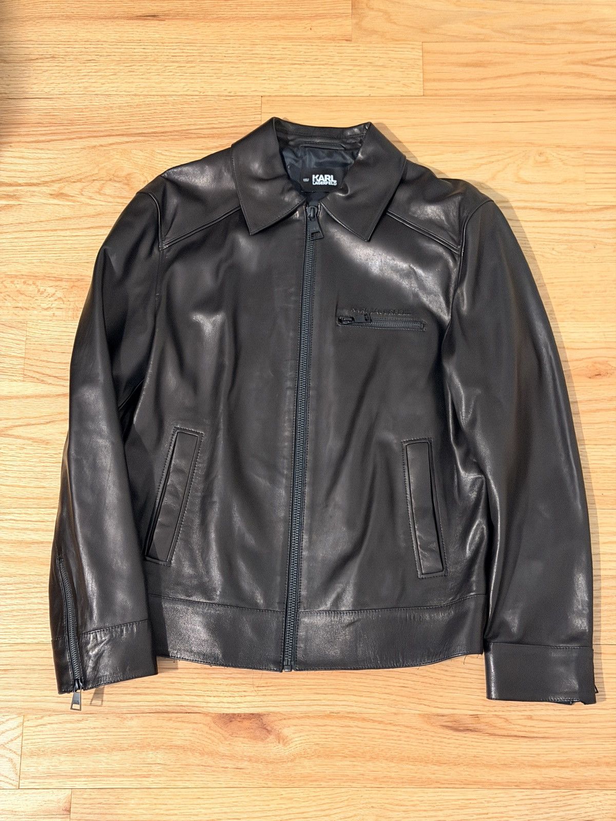Karl Lagerfeld Karl Lagerfeld leather jacket Size US S / EU 44-46 / 1 - 1 Thumbnail