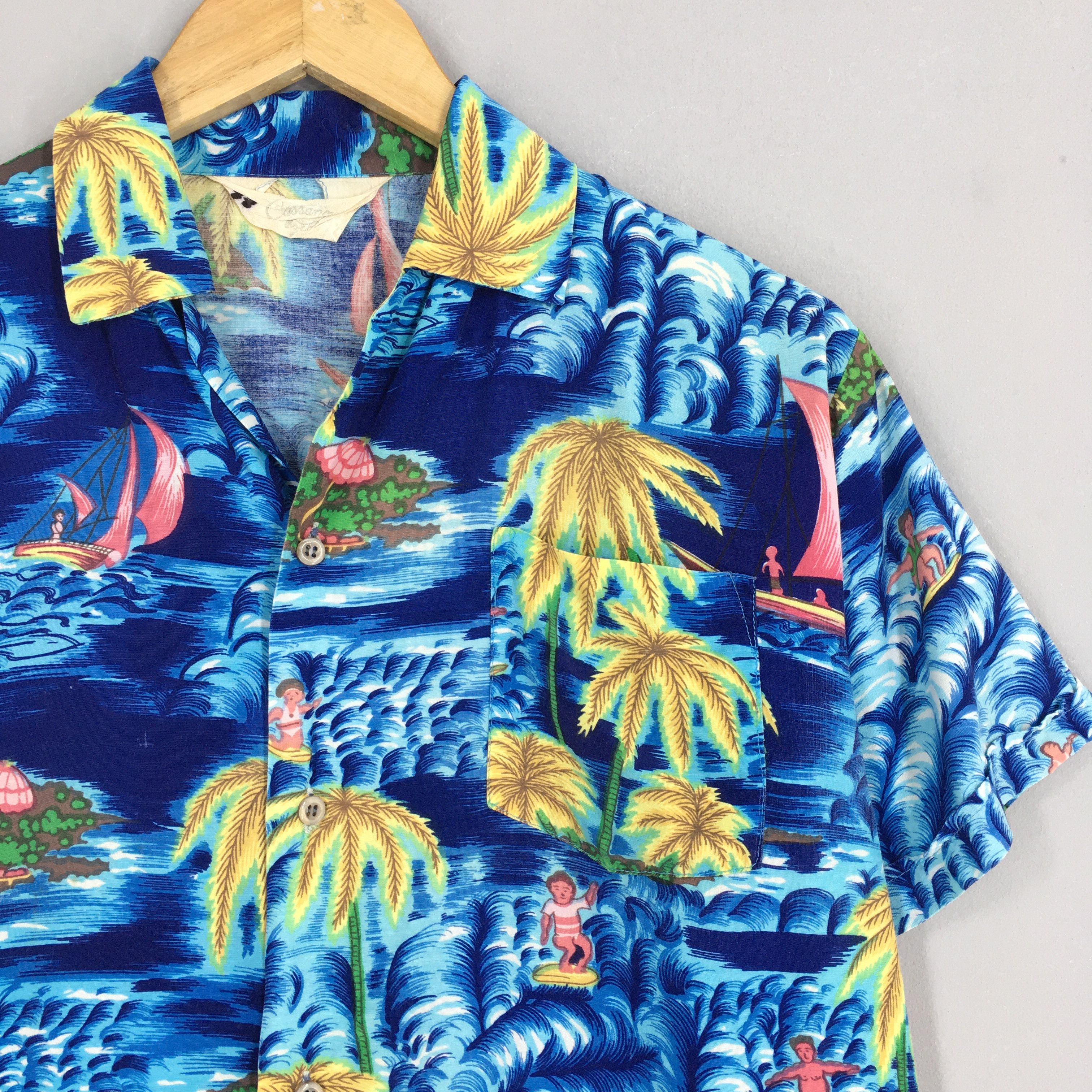 Other Vintage Hawaiian Palm Tree Tropical Shirt Small Size US S / EU 44-46 / 1 - 2 Thumbnail