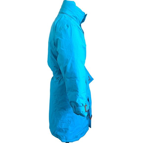 Vintage Vintage Blue Down Gore-Tex Duvet Midi Puffer Parka - Small Size S / US 4 / IT 40 - 6 Thumbnail