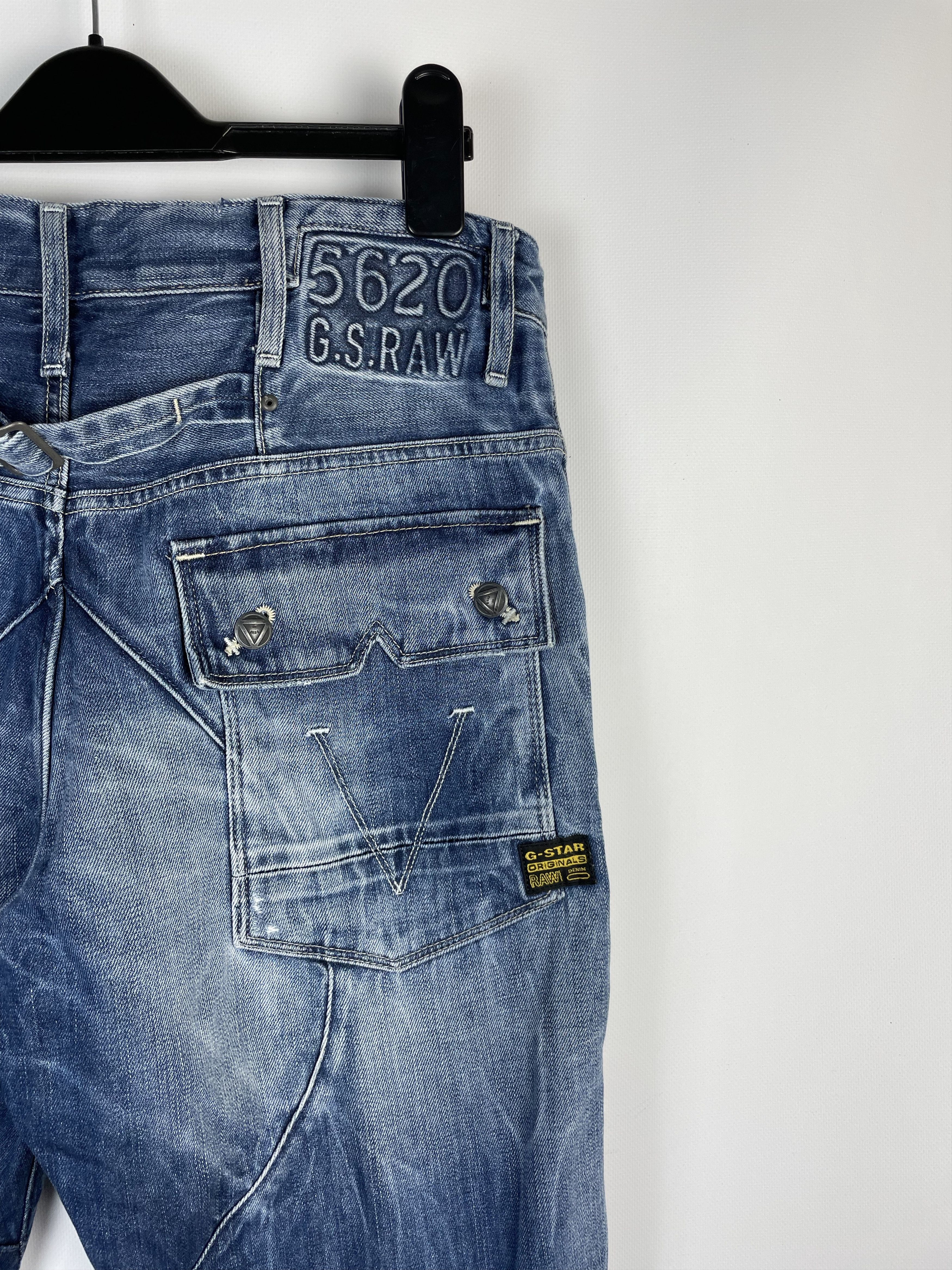 G-Star Vintage G-Star Raw 96 Pants Double Knee Jeans Size US 33 - 4 Thumbnail