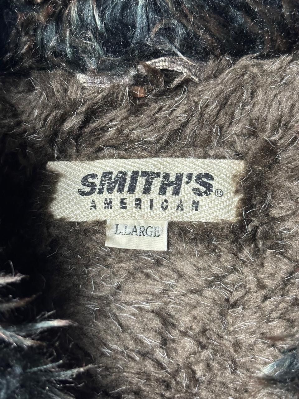 Japanese Brand 2000s Smith's American Fur Sherpa Faded Riders Jacket Size US L / EU 52-54 / 3 - 5 Thumbnail