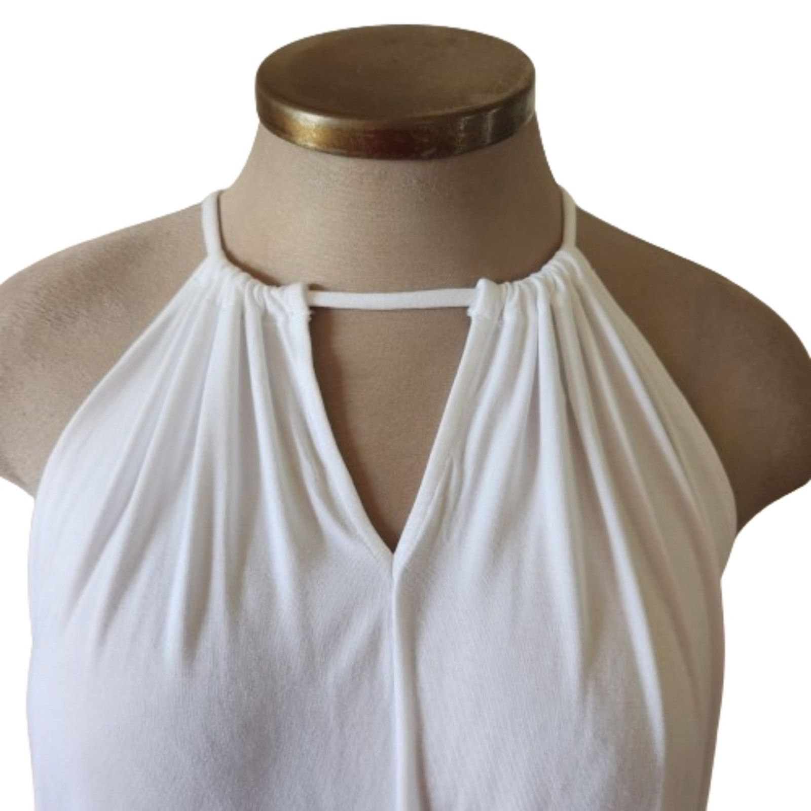 Other VENUS ☆ SEXY ☆ WHITE ☆ DRAWSTRING HALTER TOP ☆ 3x ☆ NWOT Size 3XL / US 20-22 - 3 Thumbnail