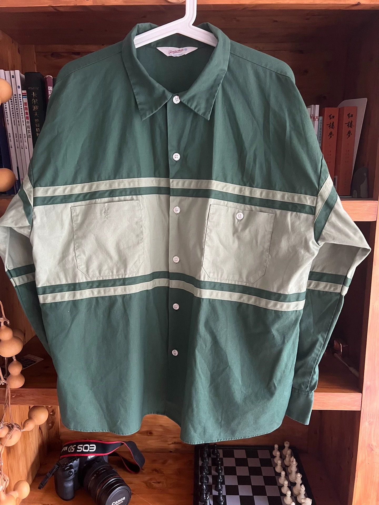 Tenderloin Tenderloin Workwear Color Block Long Sleeve Shirt Rare Japan Size US S / EU 44-46 / 1 - 6 Thumbnail