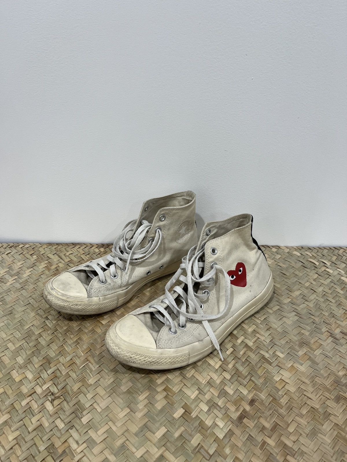 Comme des Garcons × Converse cdg x converse hi-top chucks Size US 9 / EU 42 - 3 Thumbnail
