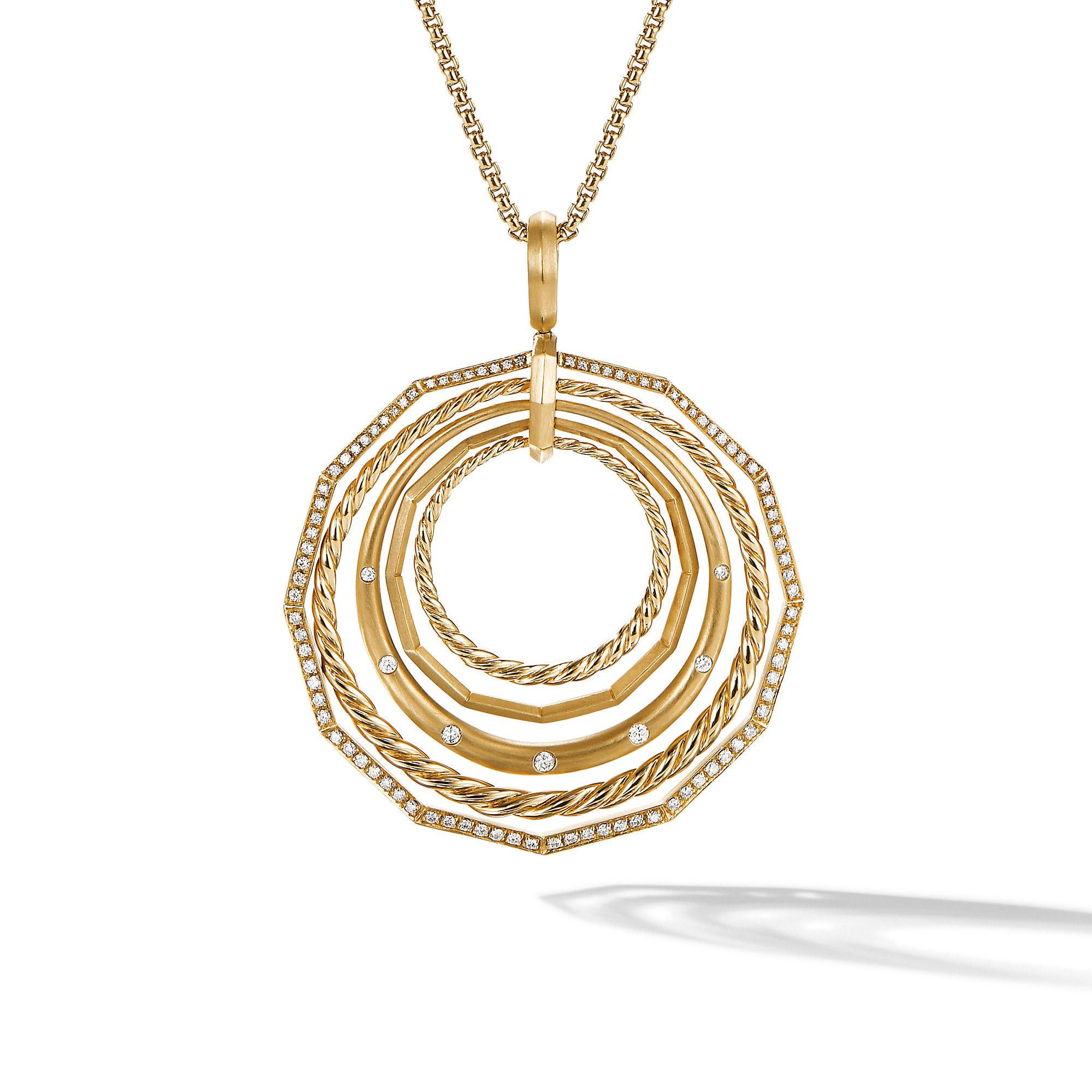 David Yurman o1w1db10325 N12925D Size:6 / Necklace in 18K in Golden Size ONE SIZE - 1 Thumbnail