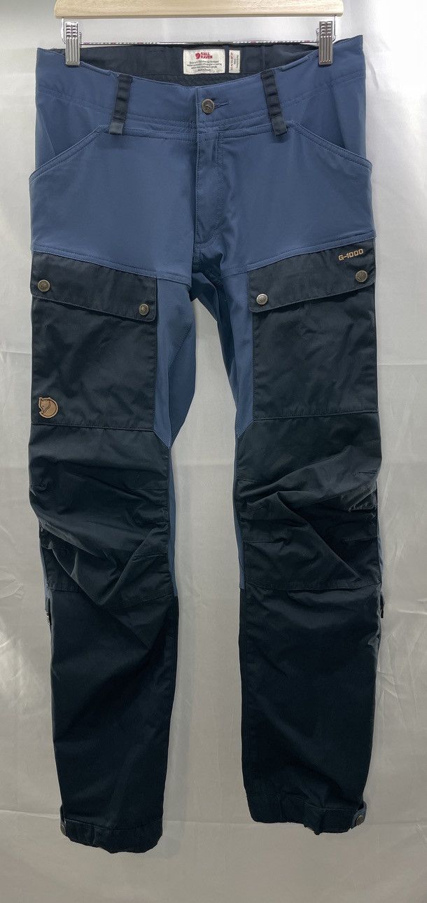 image of Fjallraven Keb Trousers Dark Navy Cargo Hiking Pants, Men's (Size 30)