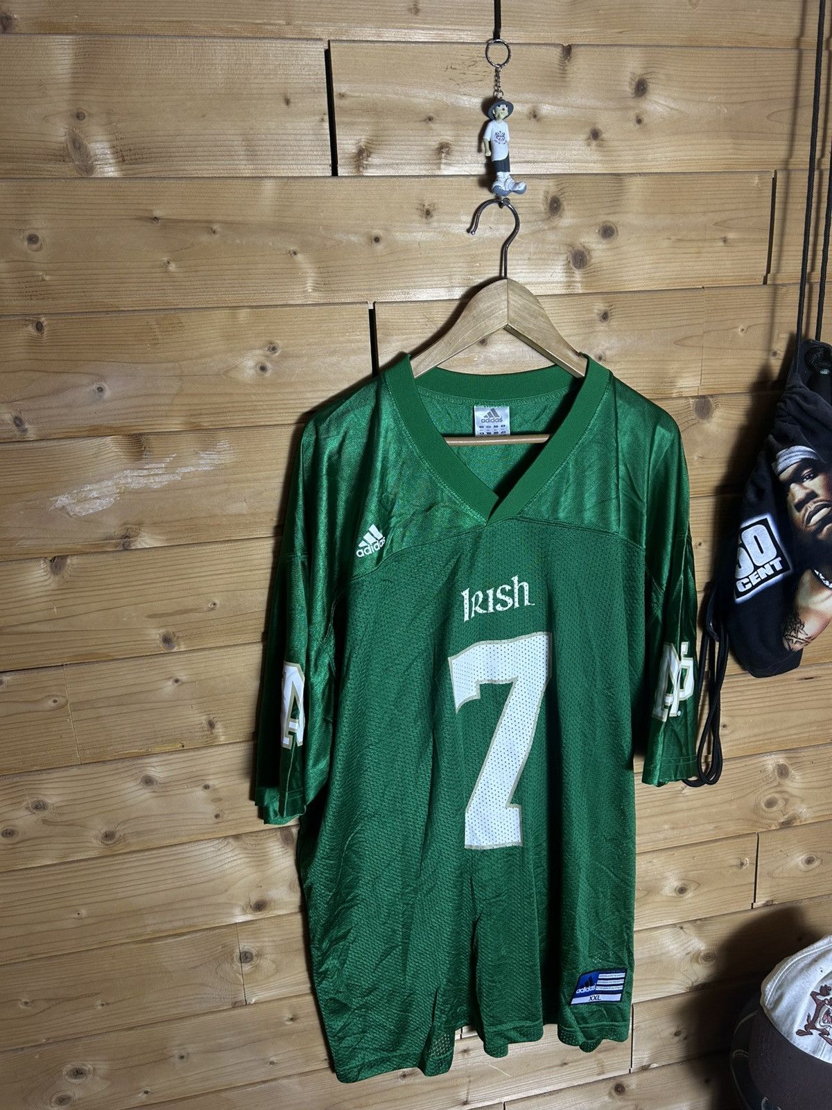 Adidas Vintage Adidas Notre Dame jersey Size US XXL / EU 58 / 5 - 2 Thumbnail