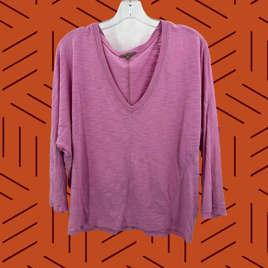 Pinko Pre-Owned Lilla P Pink Large Long Sleeve Blouse Size L / US 10 / IT 46 - 1 Thumbnail