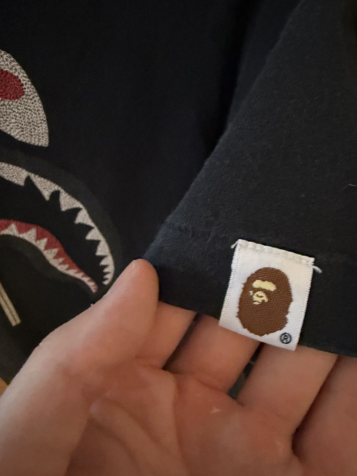 Bape Bape Shark Tee M Size US M / EU 48-50 / 2 - 3 Thumbnail