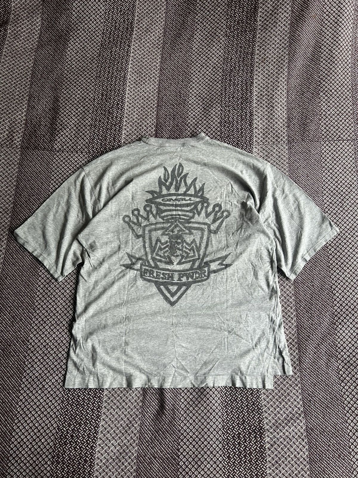 O'Neill × Vintage Vintage Oneill T-shirt Oversized Big Logo Crown Streetwear Size US M / EU 48-50 / 2 - 1 Thumbnail