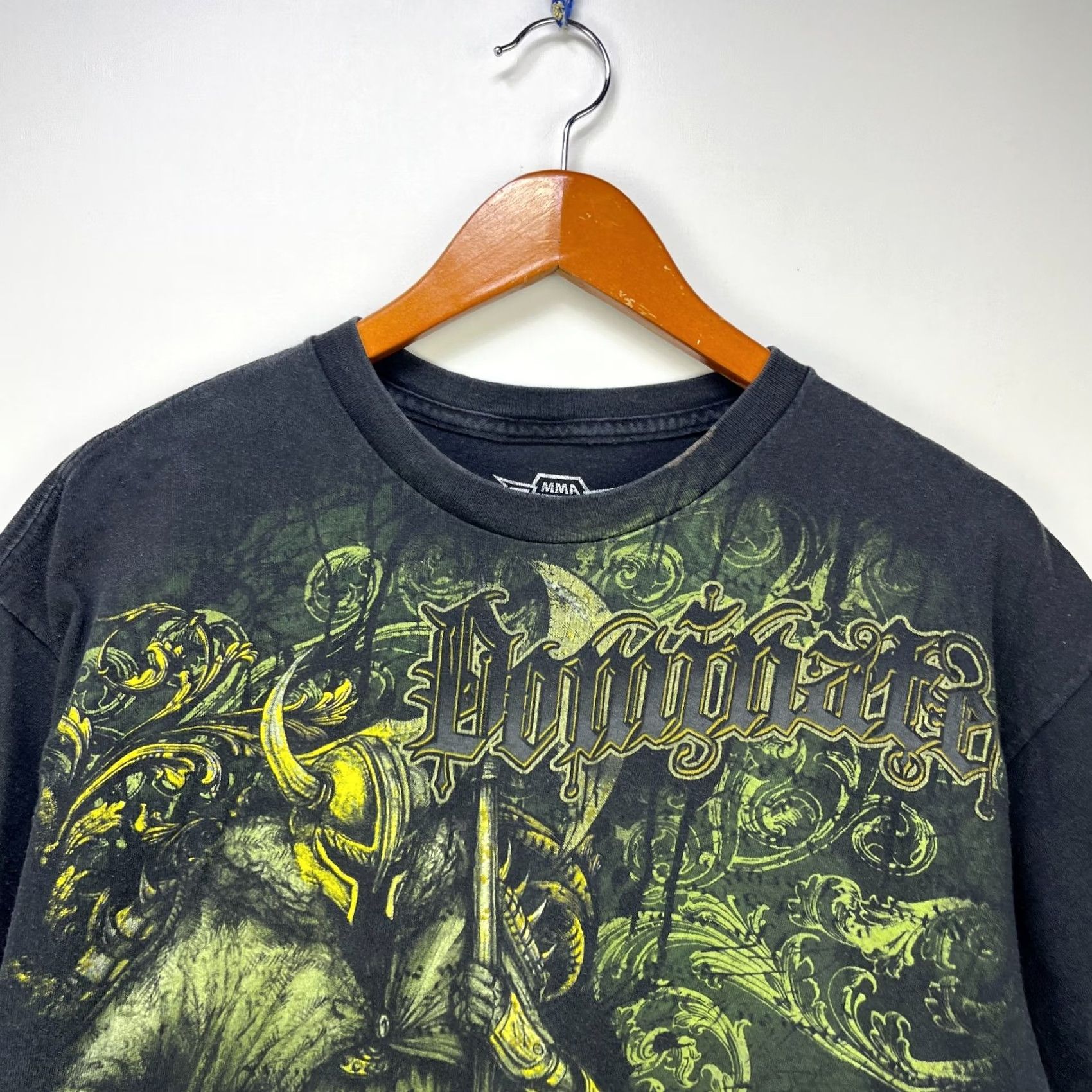 Vintage VINTAGE MMA Elite Dominate Viking Graphic T Shirt XL Men Black Cotton Short Sleeve Logo 2000s Vintage Theme Outdoor Motorcycle Size US XL / EU 56 / 4 - 3 Thumbnail