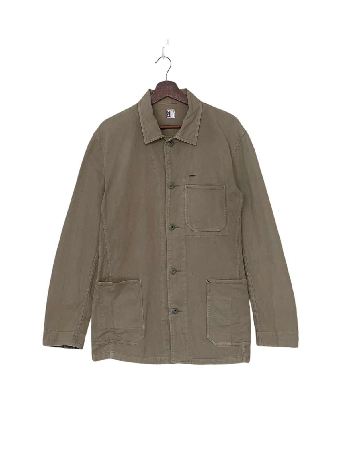 Japanese Brand × Vintage Vintage Japanese Brand Boston Nine Chore Jacket 1990s Size US M / EU 48-50 / 2 - 1 Thumbnail