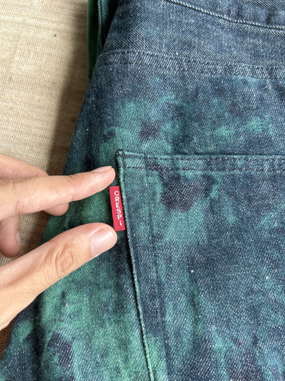 Japanese Brand × Kapital × Vintage Japanese Brand Crespi Rare design Jeans ☠️ Size US 27 - 13 Thumbnail