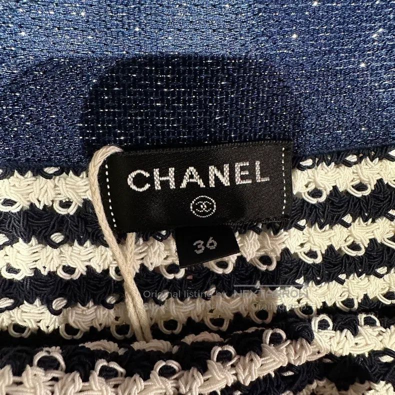 Chanel Chanel 22p striped knitted skirt Size 24" / US 00 / IT 34 - 3 Thumbnail