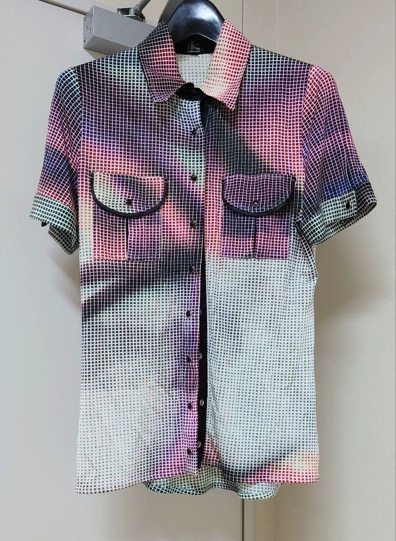 Other Tricot Chic Electric Color Print Shirt M Size M / US 6-8 / IT 42-44 - 5 Thumbnail