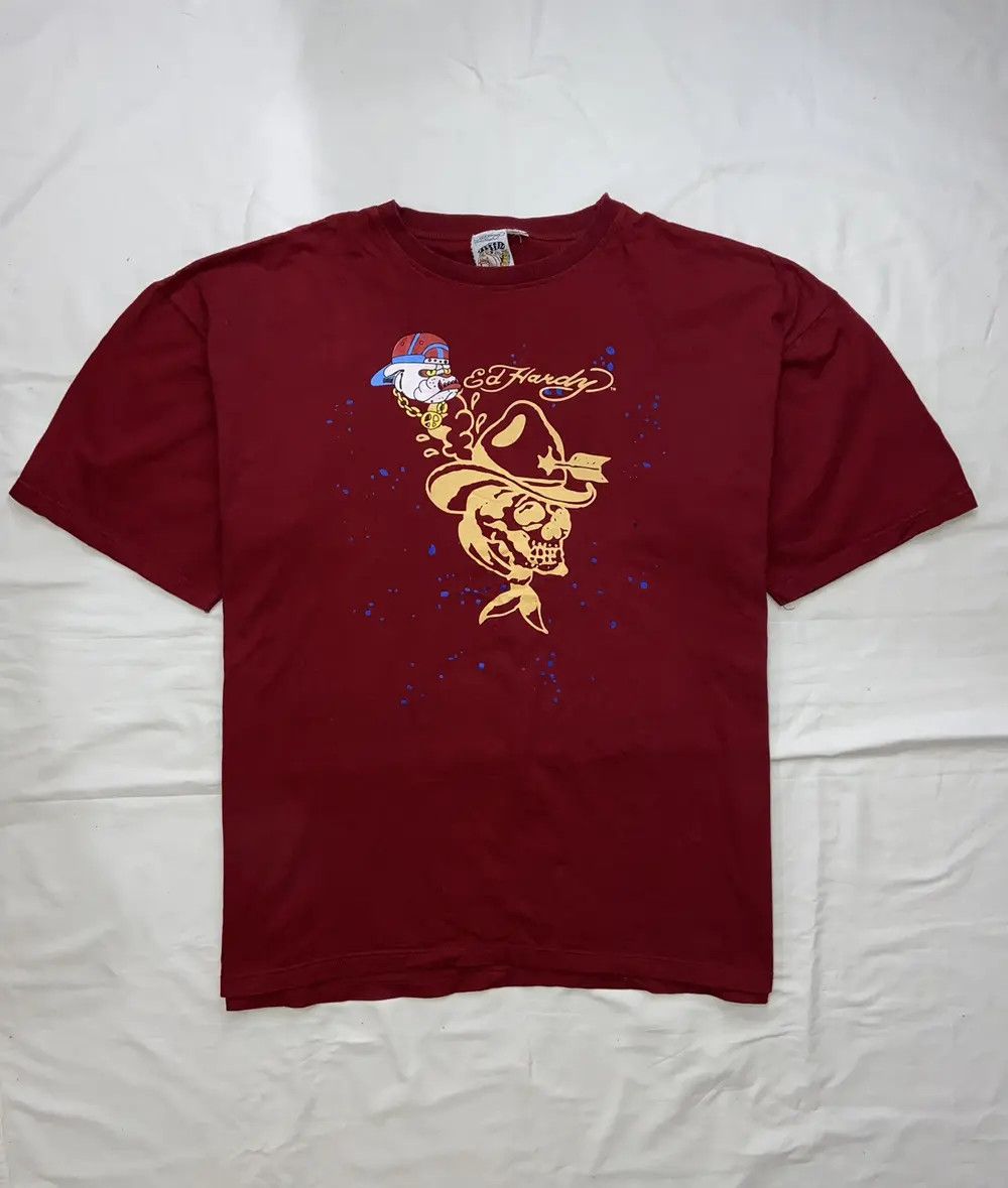 Ed Hardy VINTAGE ED HARDY OVERSIZED BAGGY Y2K T SHIRT TEE SIZE 6XL Size US XXL / EU 58 / 5 - 1 Thumbnail