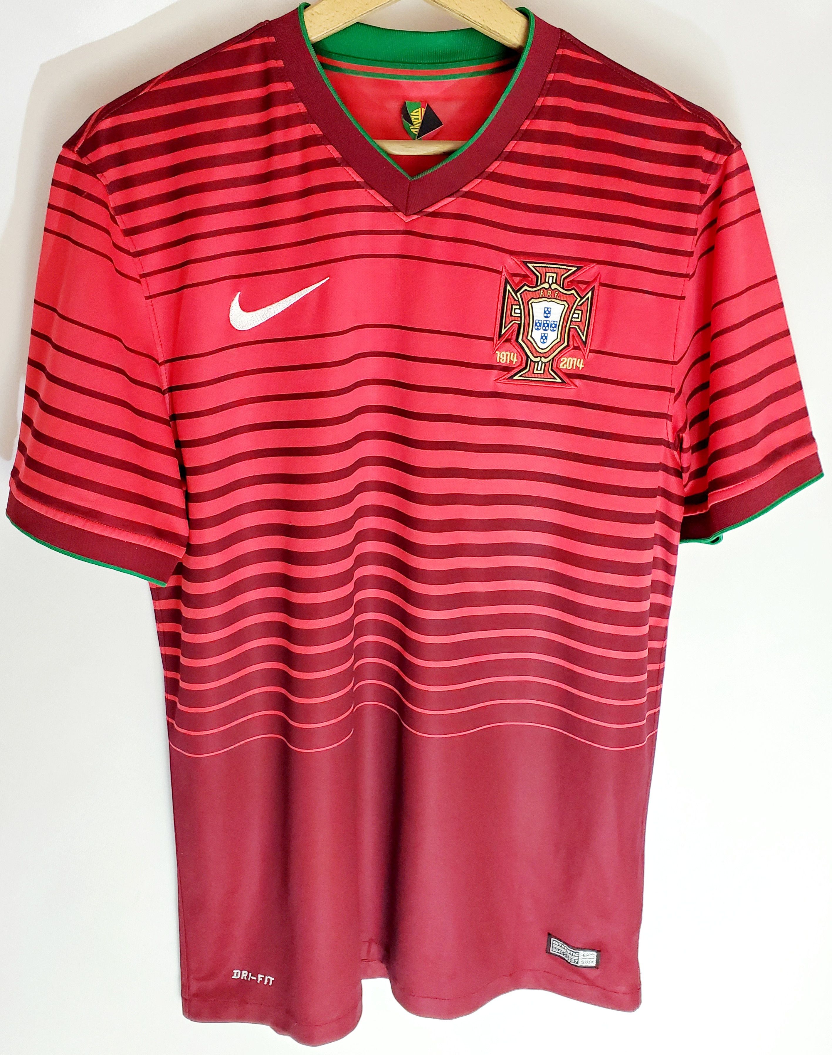 Nike × Vintage 2014-15 Portugal Home Nike soccer Jersey perfect condition M Size US M / EU 48-50 / 2 - 1 Thumbnail