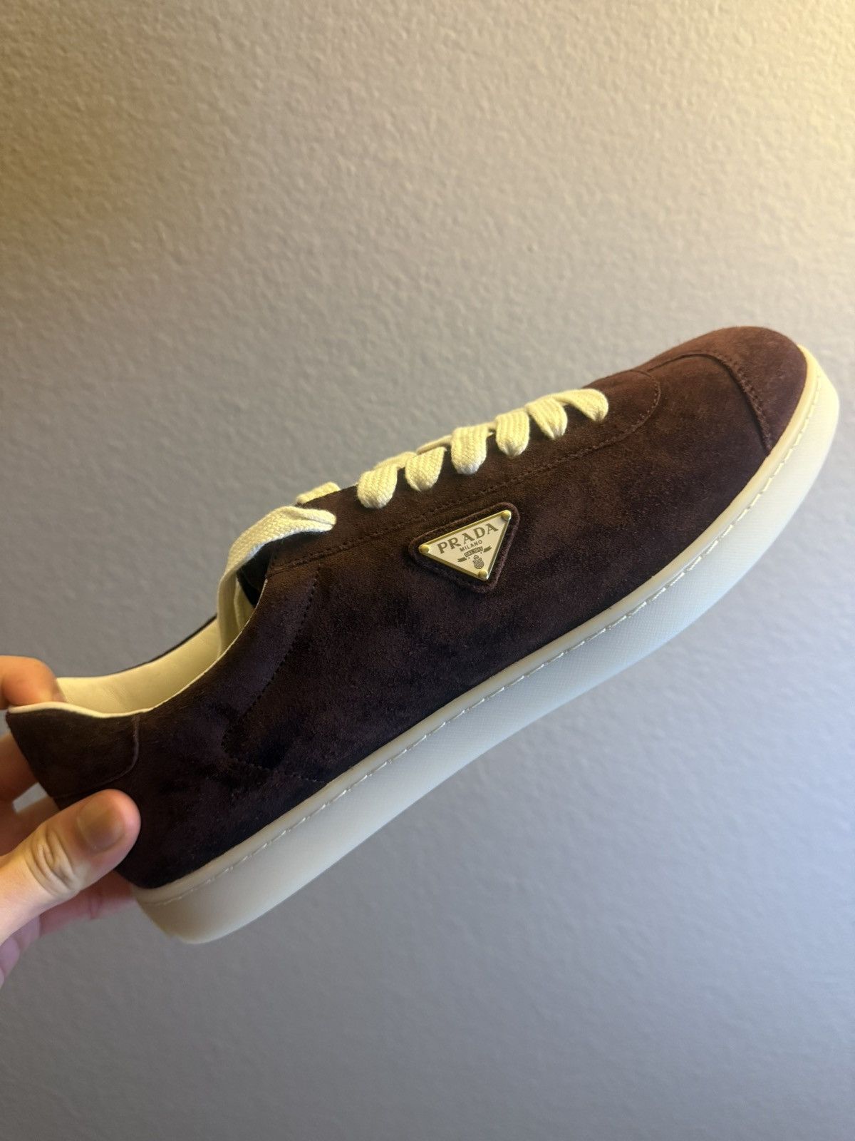 Prada Prada Downtown Maroon Sneakers Size 11 USA Size US 11 / EU 44 - 3 Thumbnail