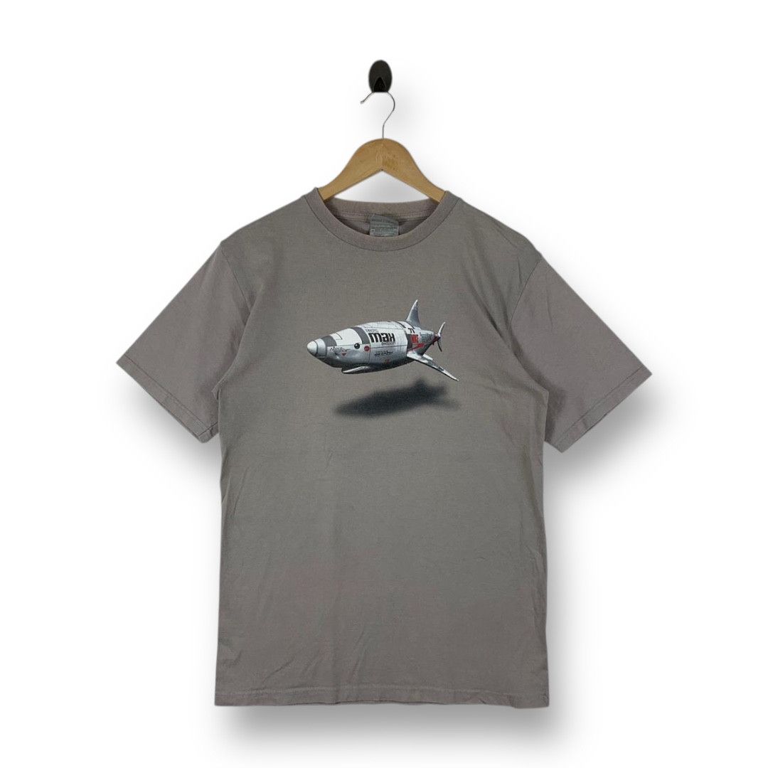 Nike Vintage Nike Air Max "Trail Shark" Tee Shirt Size US S / EU 44-46 / 1 - 1 Thumbnail