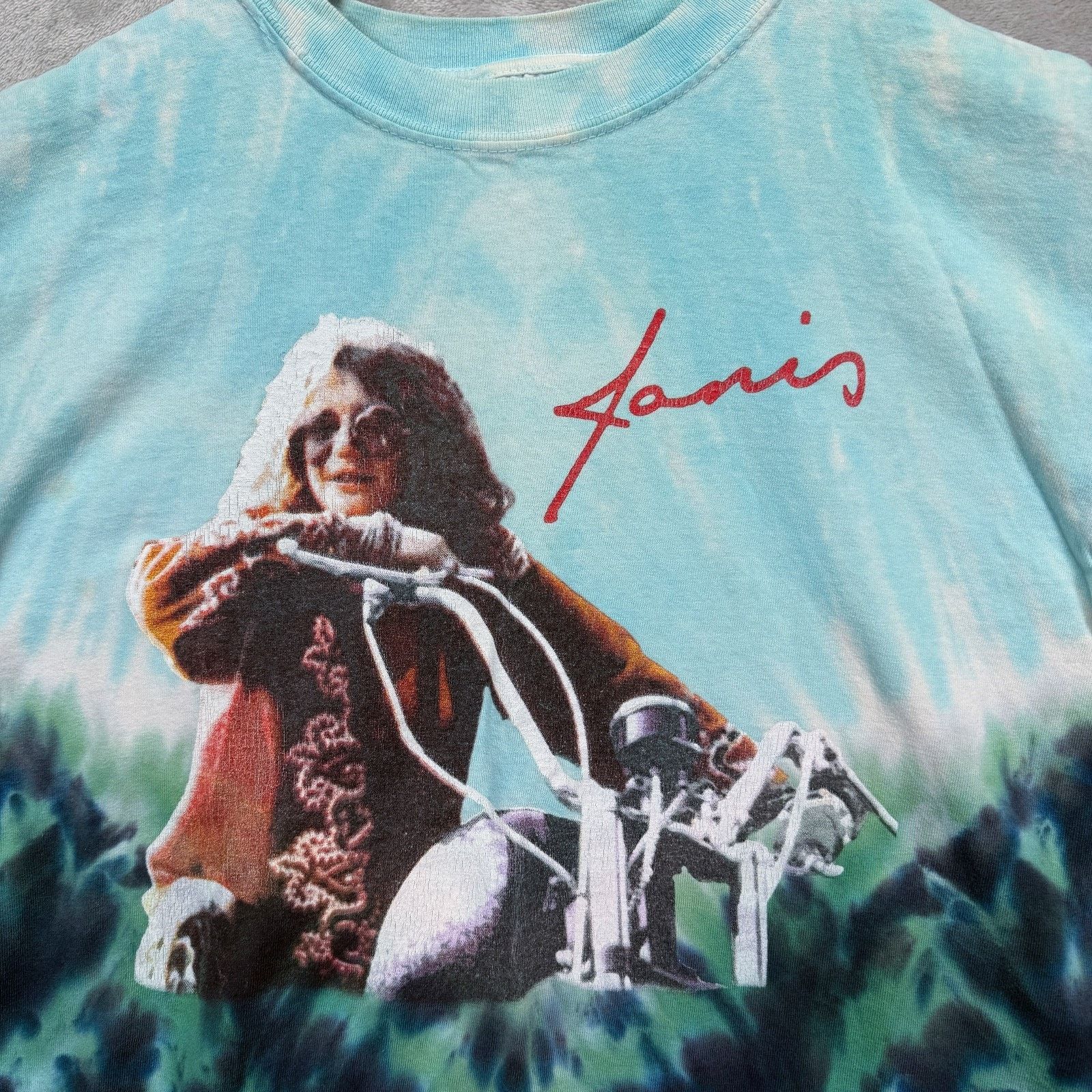 Anvil RARE VTG 2000 Janis Joplin Tie Dye Graphic T Shirt Anvil M Size US M / EU 48-50 / 2 - 3 Thumbnail