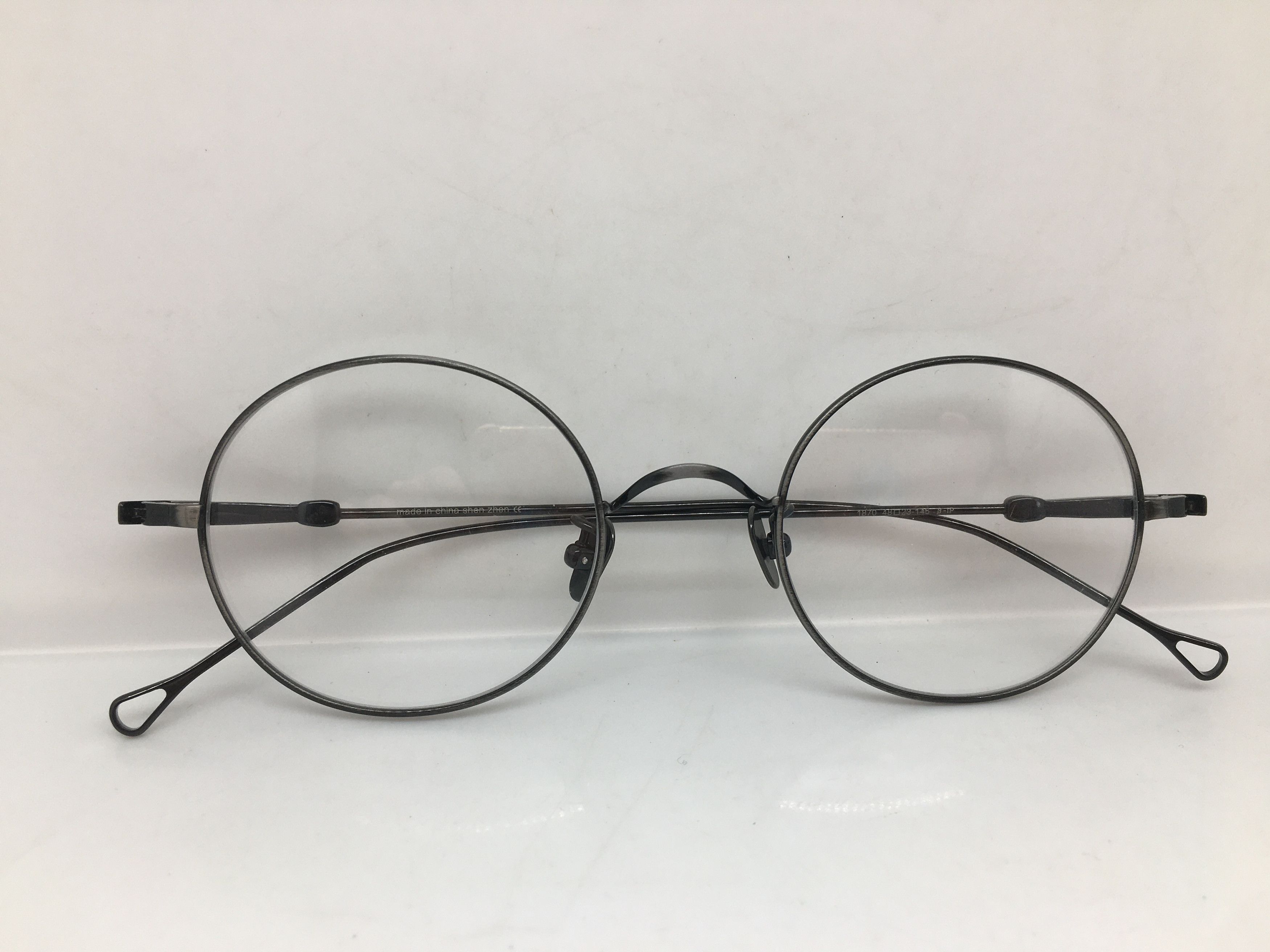 Other Grey Silver Titanium Round Eyeglasses Frame Ivy League Size ONE SIZE - 5 Thumbnail