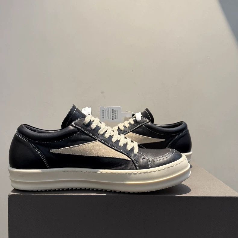 Rick Owens rick owens Leather low-top calfskin infringing Vans board s Size US 9 / EU 42 - 3 Thumbnail