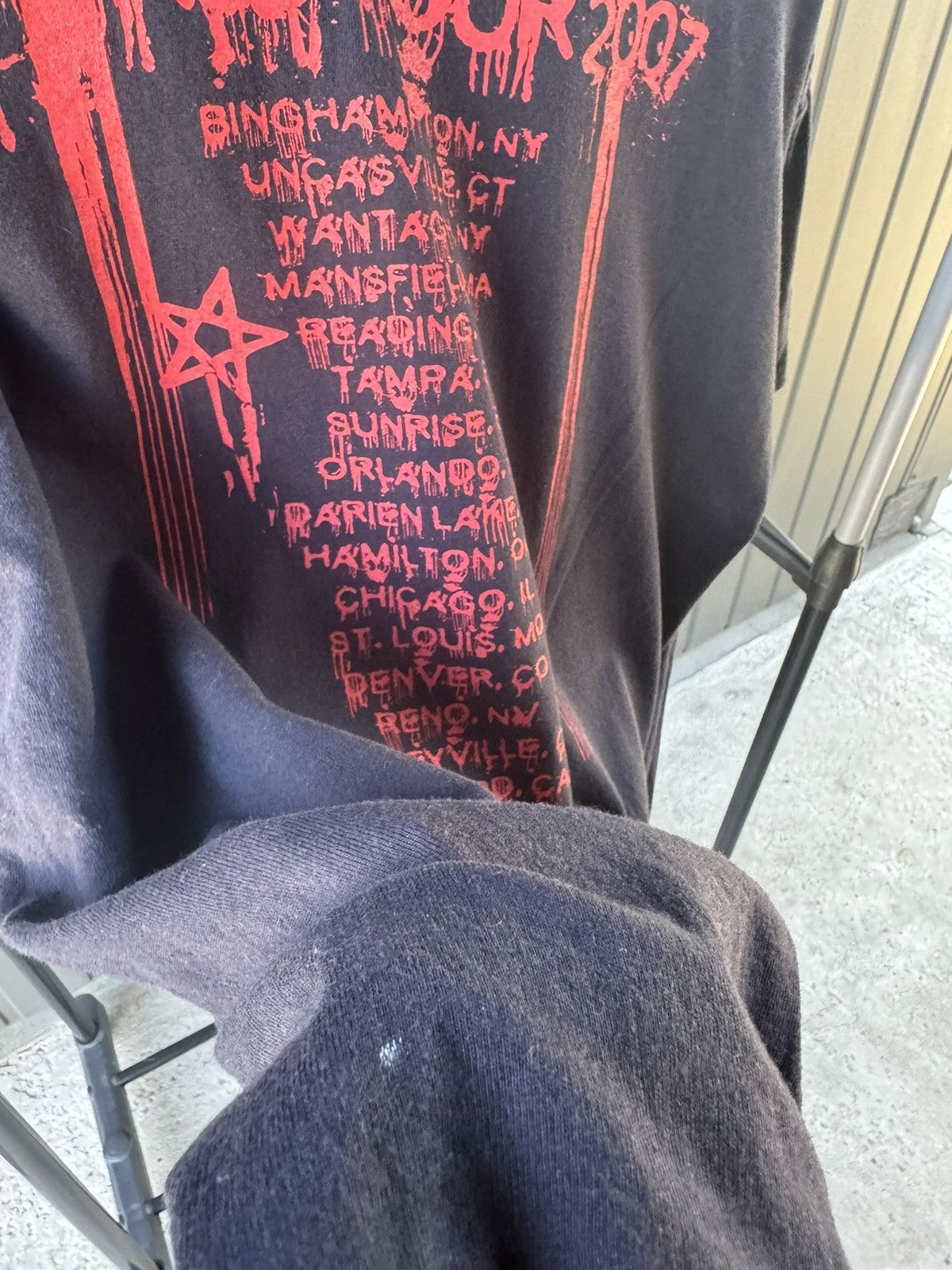 Band Tees × Vintage Vintage 2007 Heaven Hell Tour T Shirt Ozzy Y2K Tee Size US XL / EU 56 / 4 - 14 Thumbnail