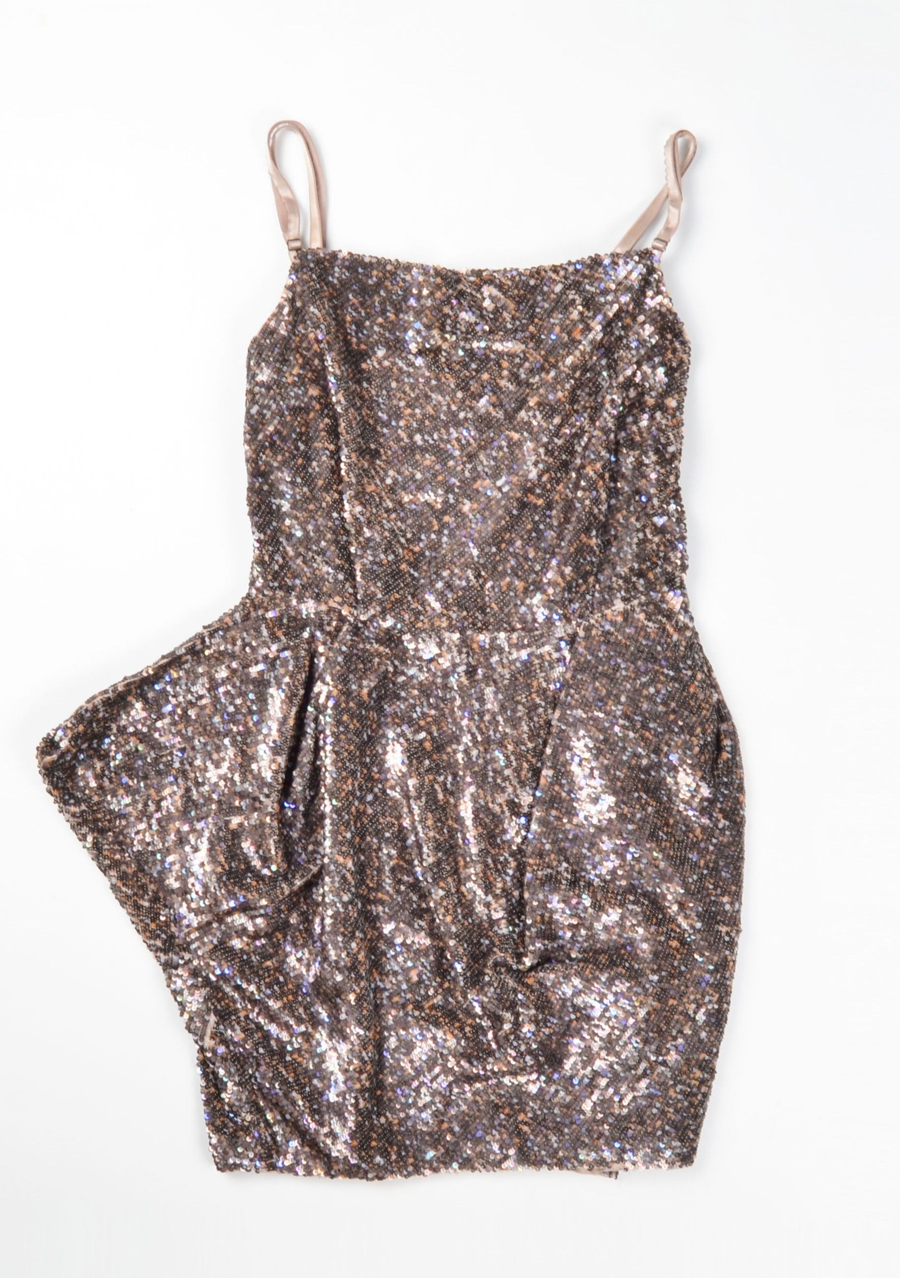 Allsaints AllSaints Hand Embellished Sparkle Sequin Cocktail Dress Size M / US 6-8 / IT 42-44 - 4 Thumbnail