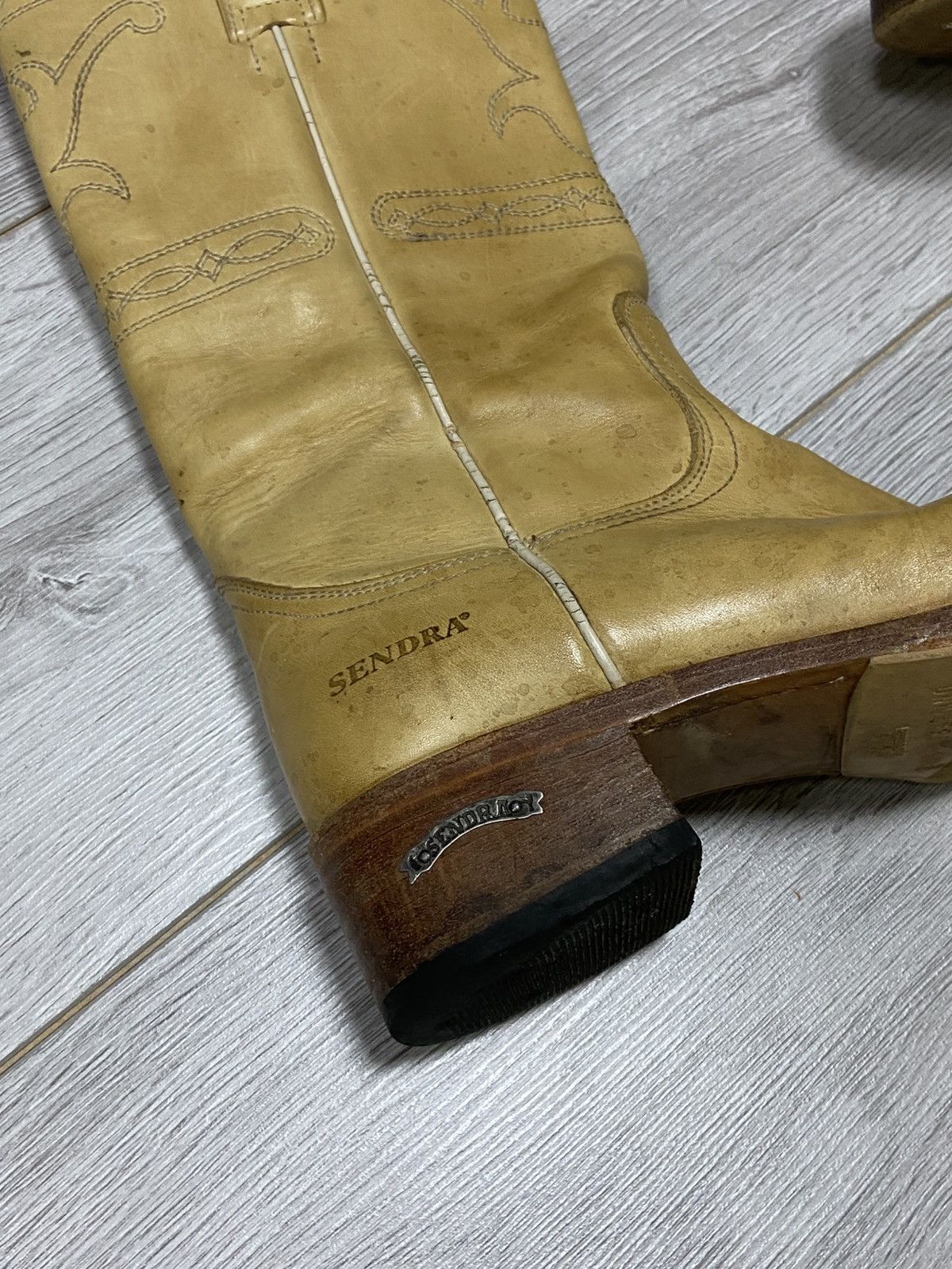 Sendra Sendra Leather patterns high Boots Philips sole Size US 8.5 / EU 41-42 - 2 Thumbnail