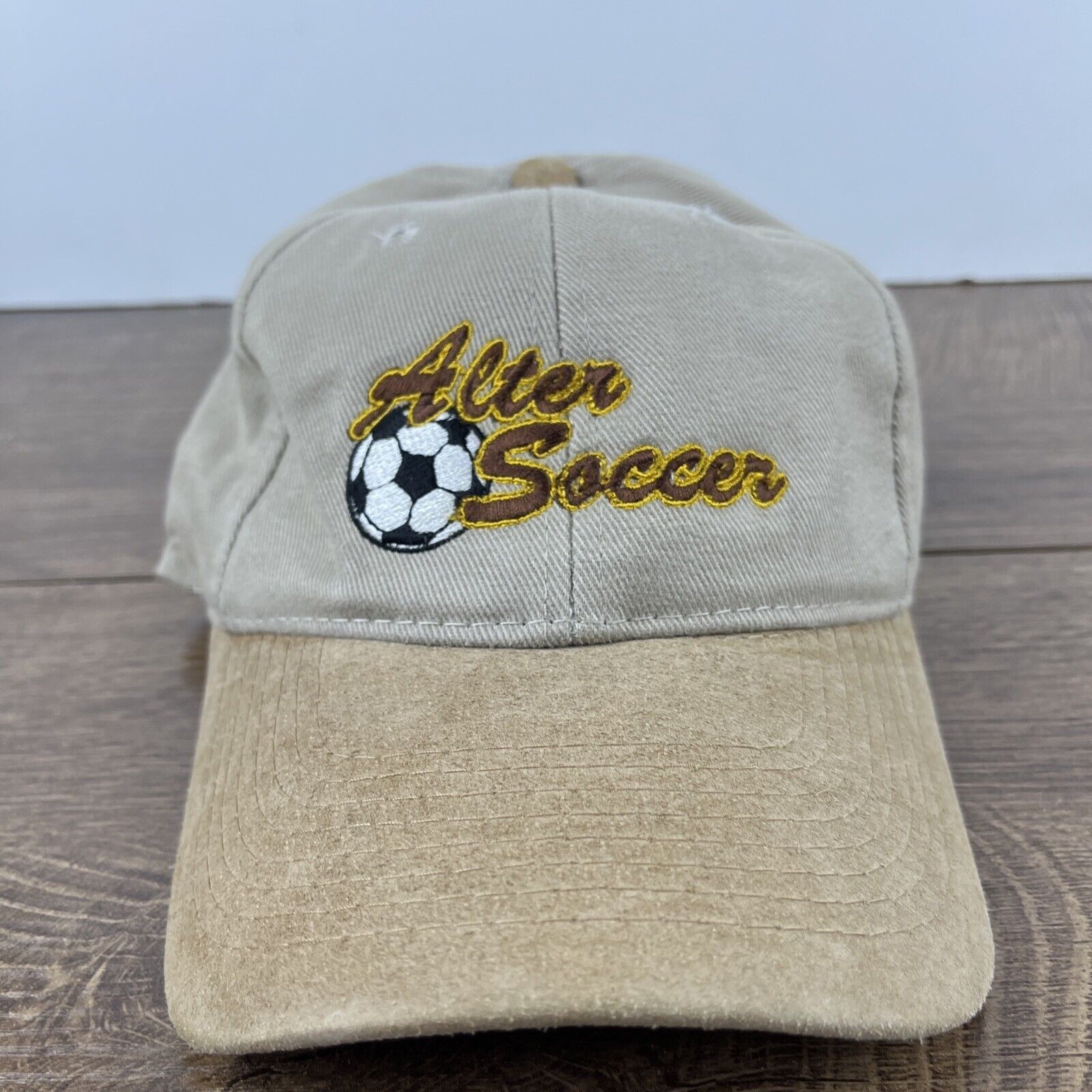 Other Alter Knights Soccer Hat Tan Brown Hat Adjustable Snapback A Size ONE SIZE - 4 Thumbnail