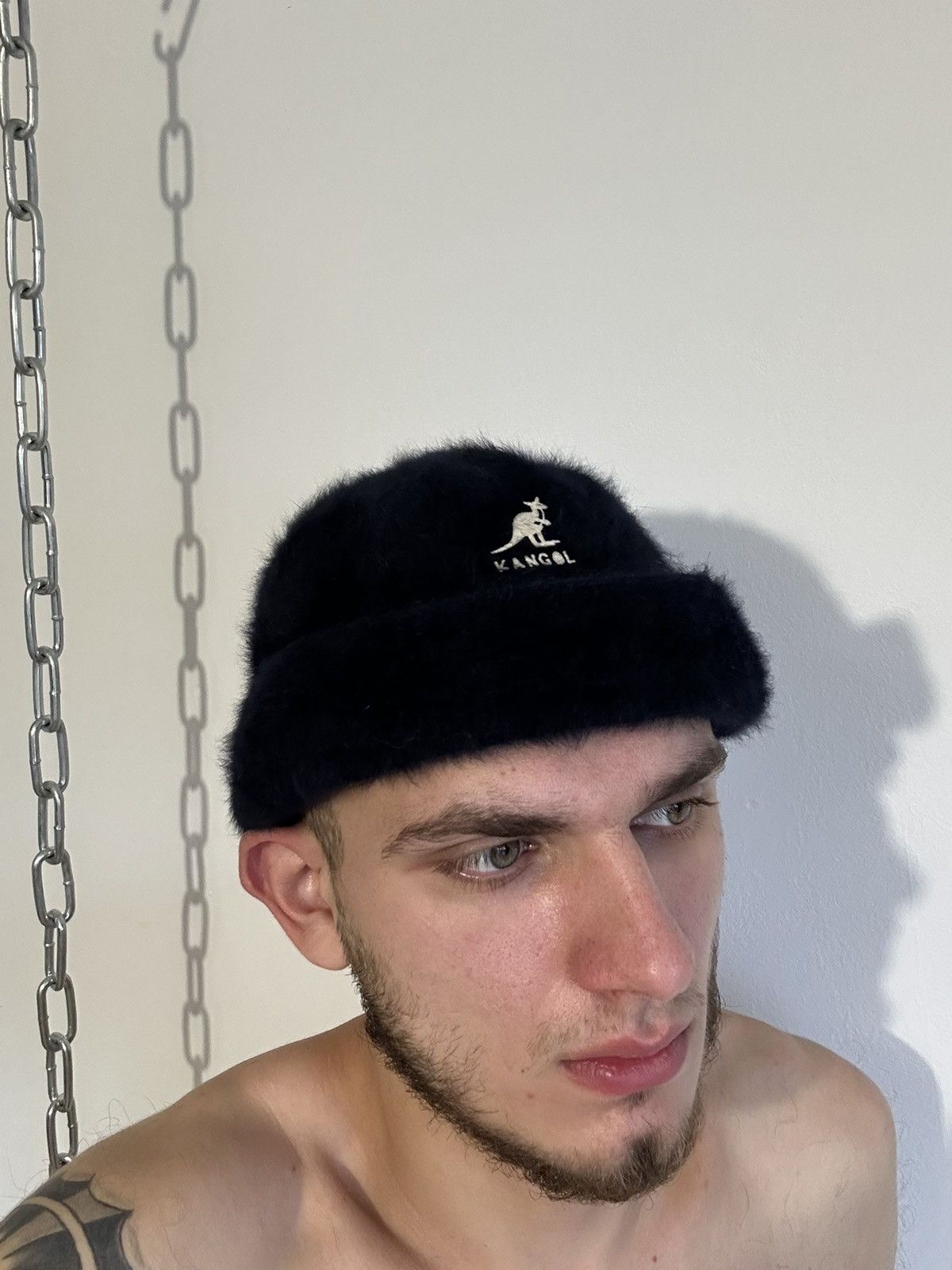 Kangol × Vintage Men's Kangol Navy Lahinch Furgora Bucket Hat Size ONE SIZE - 11 Thumbnail
