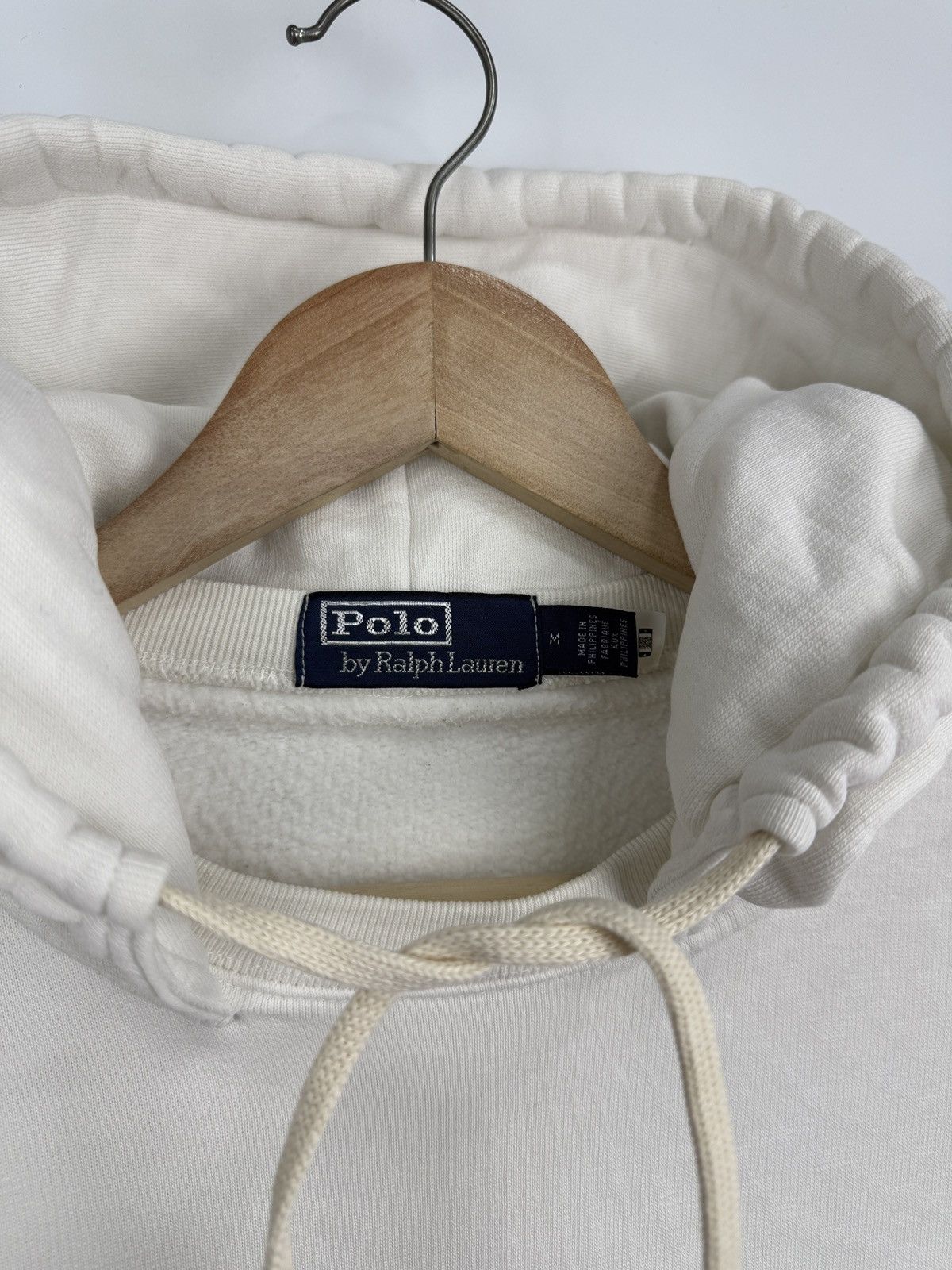 Polo Ralph Lauren 🇺🇸 Vintage Y2K Polo Ralph Lauren Garment-Dyed Fleece Hoodie Size US M / EU 48-50 / 2 - 9 Thumbnail