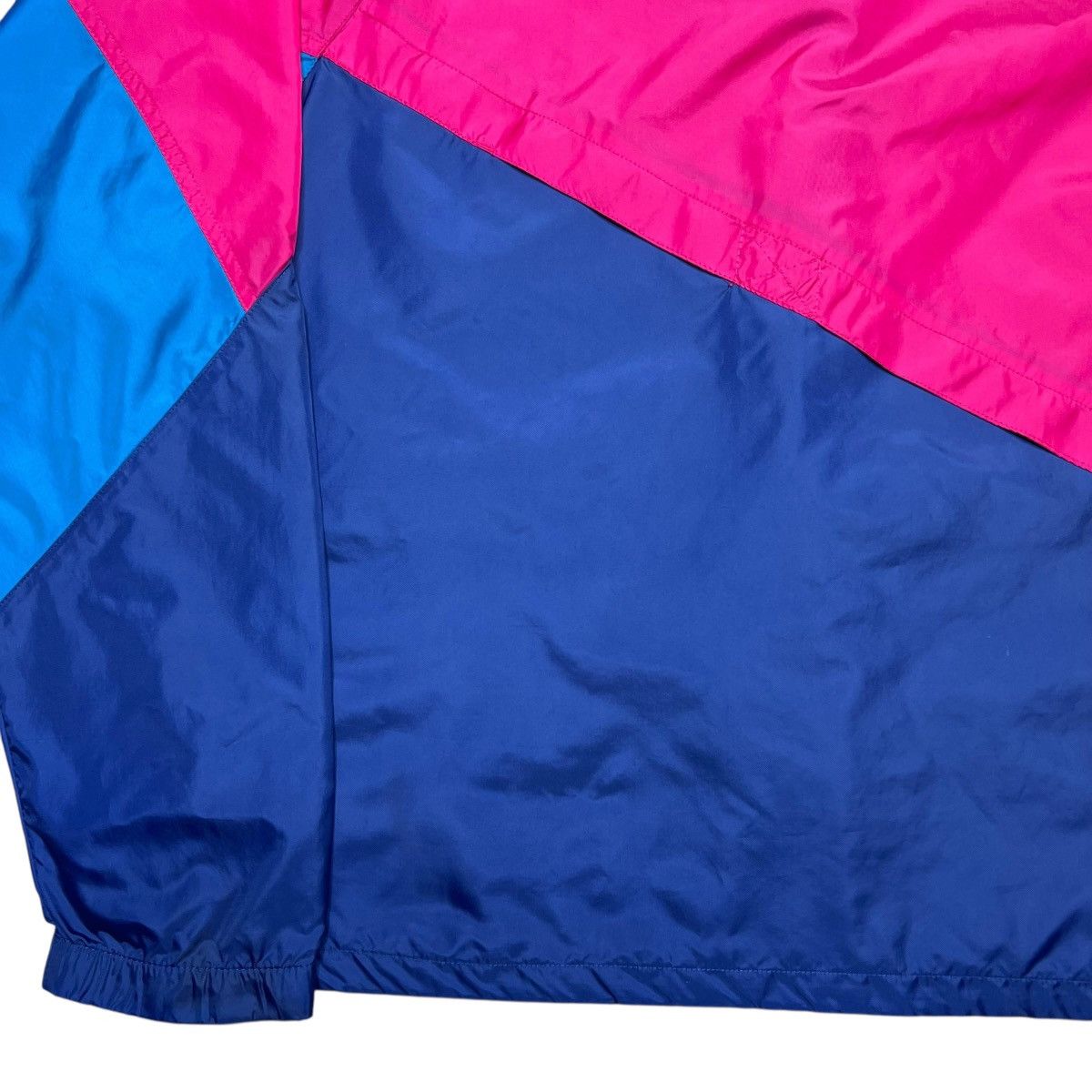 Nike Vtg 1990s Nike Swoosh Color Block Zip Up Windbreaker Jacket Size US L / EU 52-54 / 3 - 20 Thumbnail