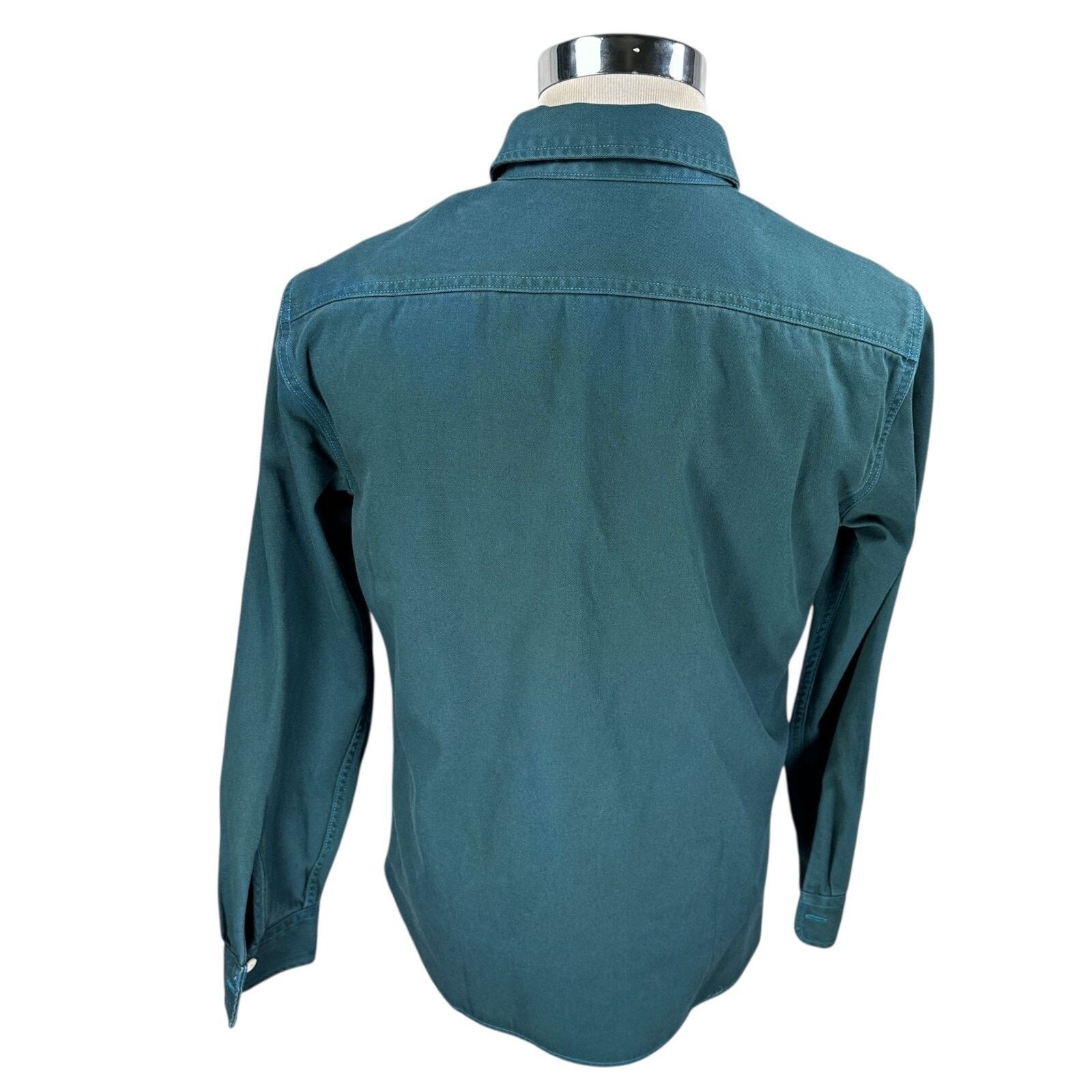 Levi's Levi's Work Shirt Small Teal Work To Be Done Garment Dyed Size US S / EU 44-46 / 1 - 3 Thumbnail