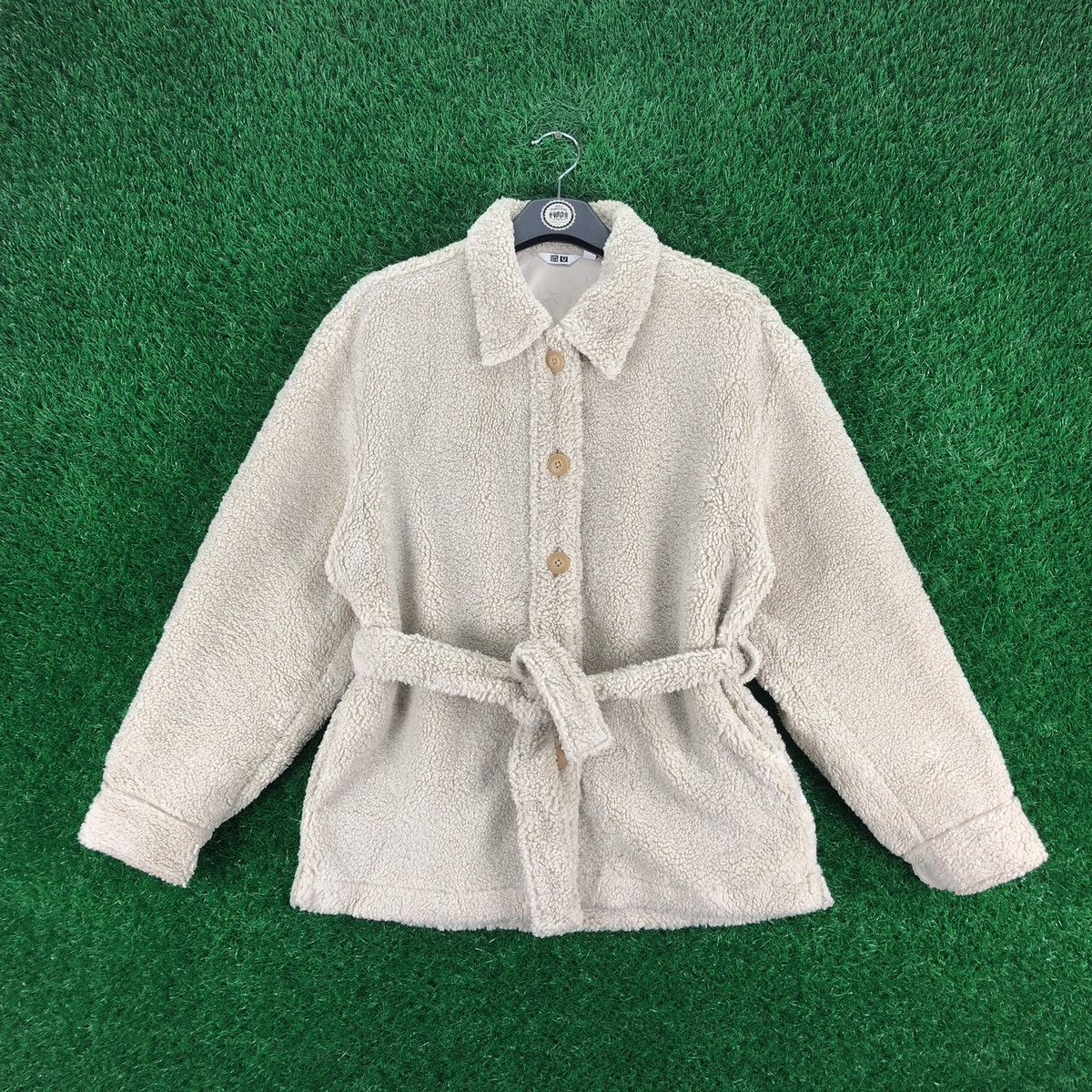 Uniqlo U Deep Pile Sherpa Jacket Button up