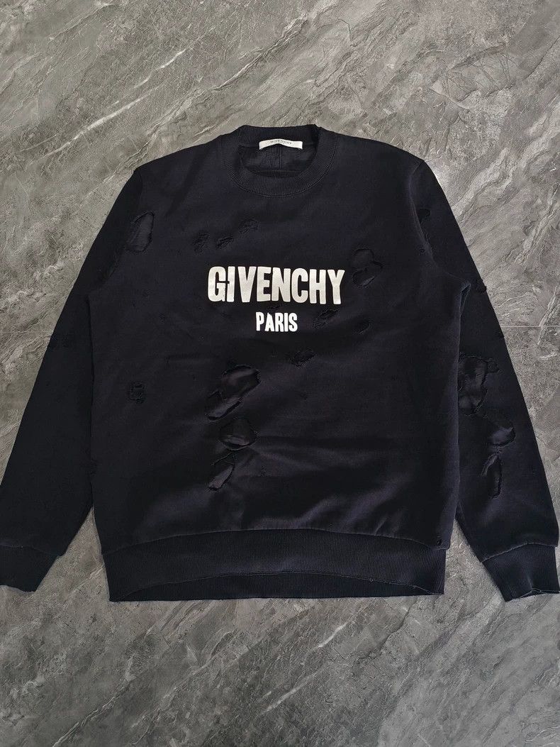 Givenchy Sweater Ripped Style