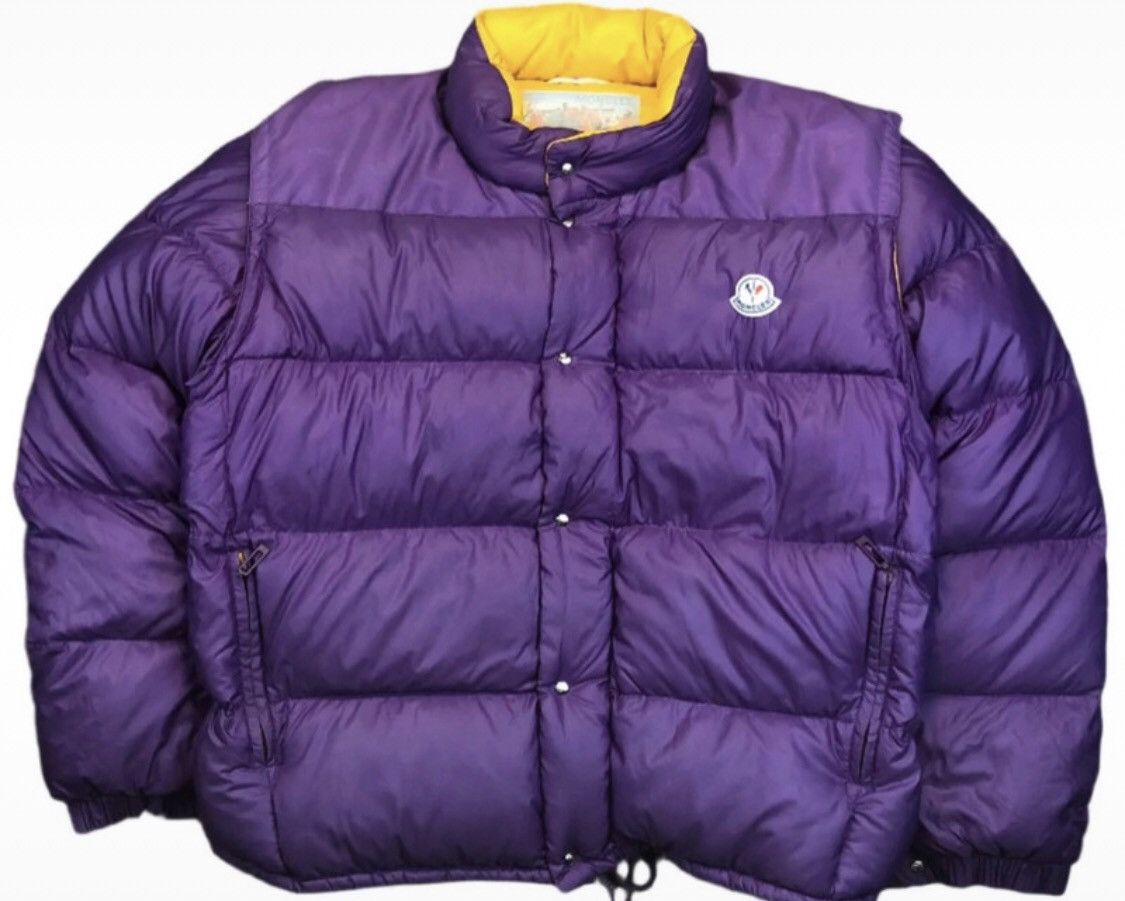 Moncler Vintage Moncler Vintage Puffer Jacket 80s Size US L / EU 52-54 / 3 - 1 Thumbnail