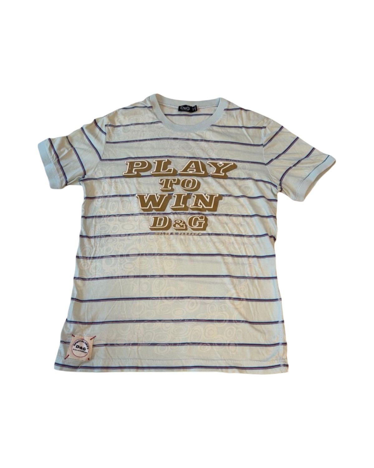 Dolce & Gabbana Y2K Vintage Play To Win T-Shirt Size US M / EU 48-50 / 2 - 1 Thumbnail