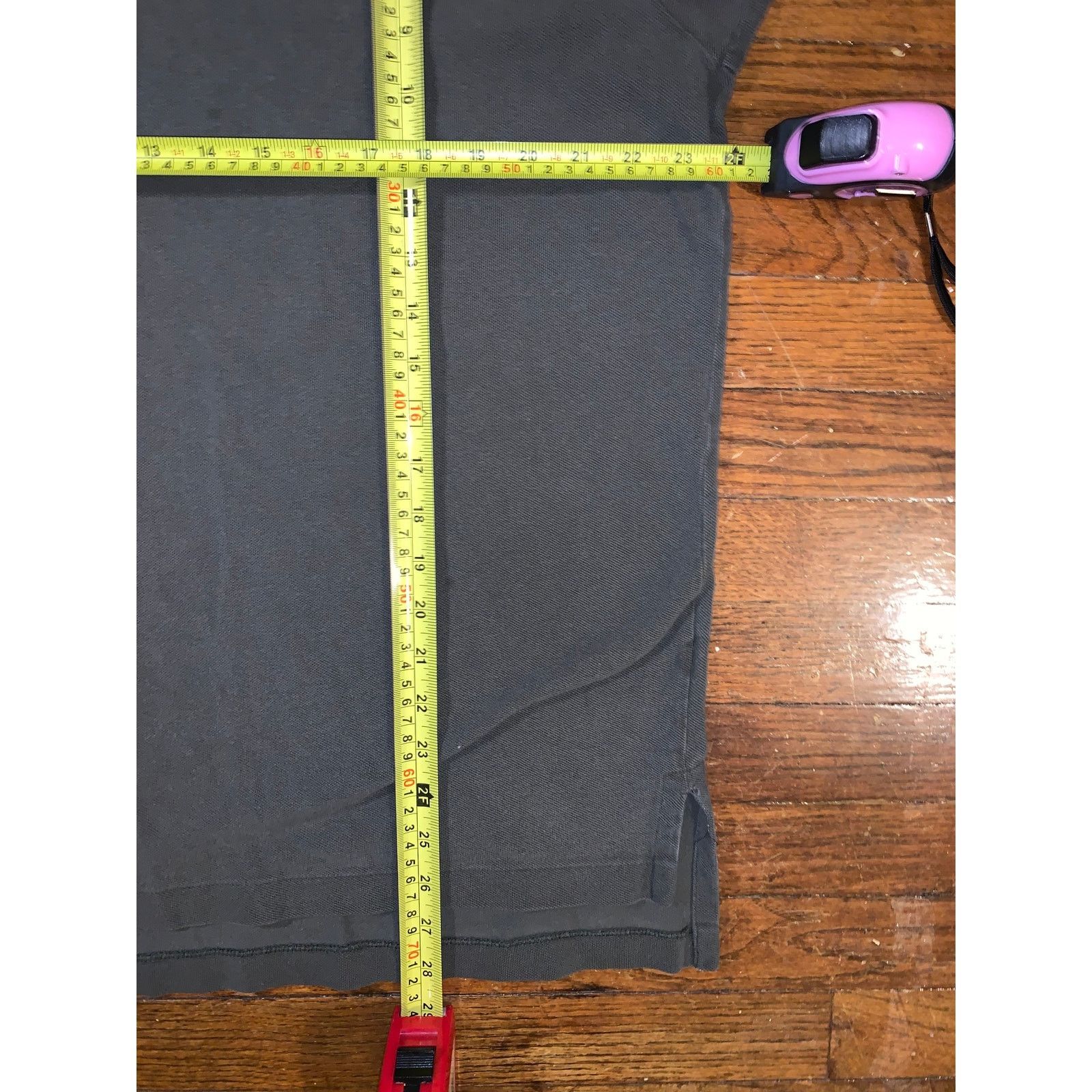 Polo Ralph Lauren × Vintage Vtg Polo Ralph Lauren Polo Shirt XL Faded Black Red Pony Size US XL / EU 56 / 4 - 7 Thumbnail