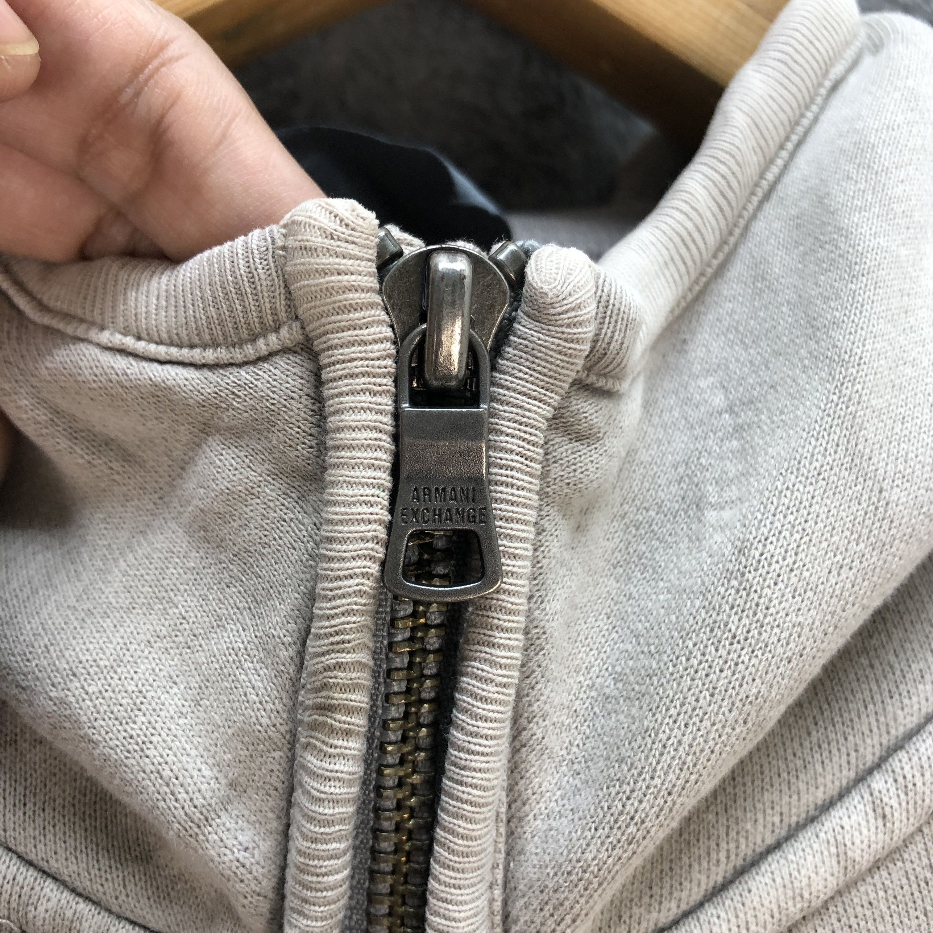 Armani Exchange ARMANI EXCHANGE NICE DESIGN HALF ZIP HOODIES #7313-129 Size US M / EU 48-50 / 2 - 3 Thumbnail