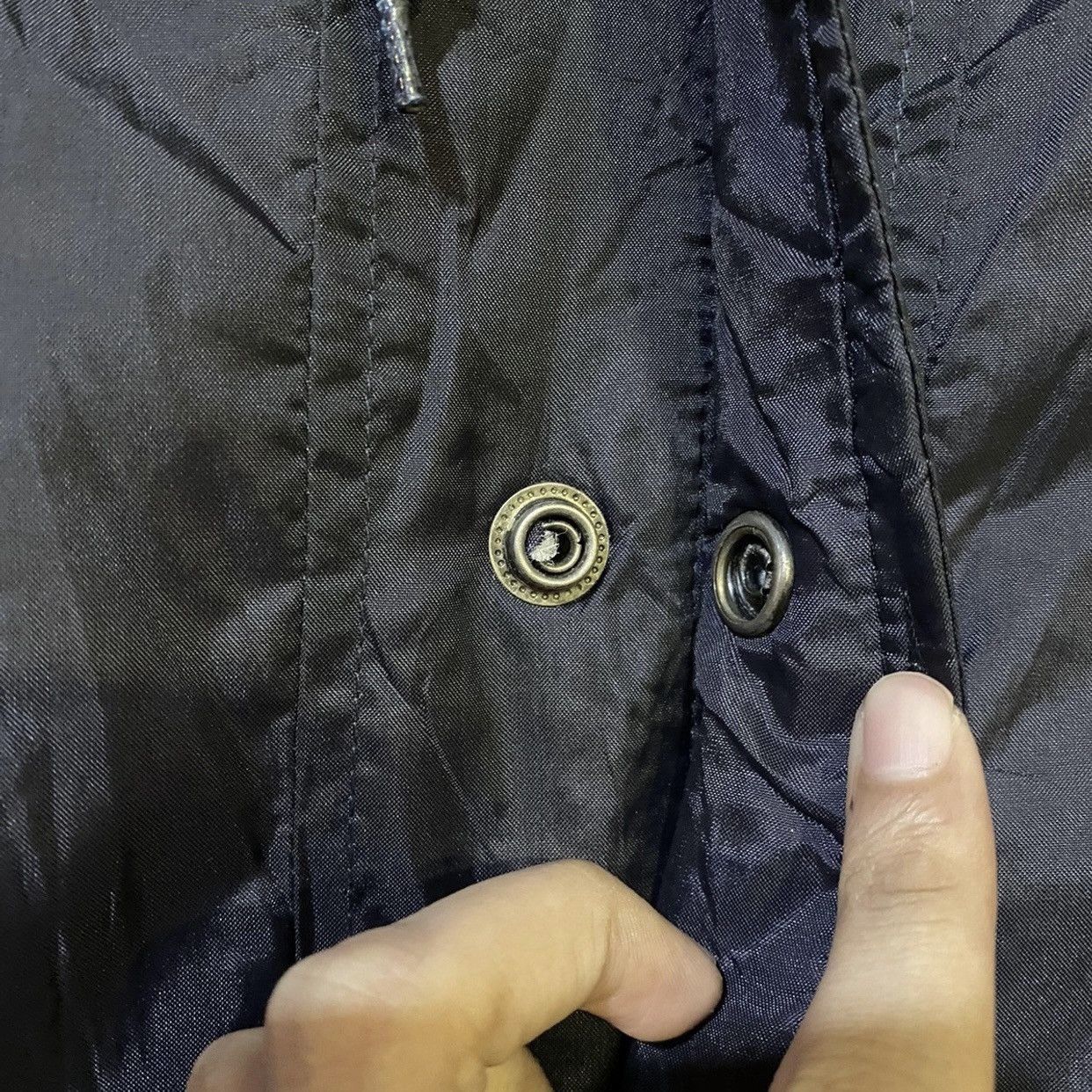 Adidas × Vintage Adidas BIG LOGO Hoodie Windbreaker Heavy Jacket/Raincoat Size US XL / EU 56 / 4 - 6 Thumbnail