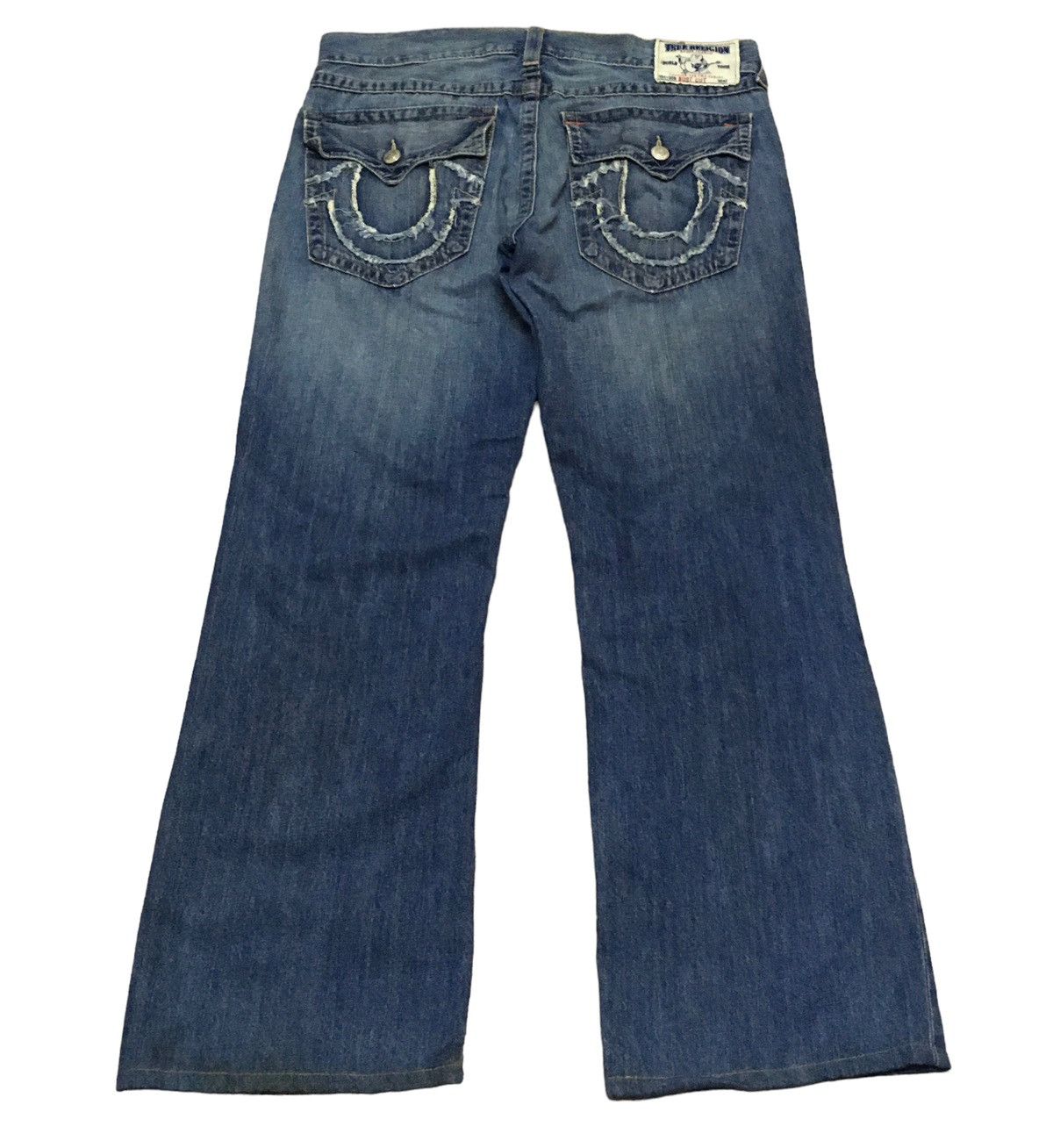 True Religion Rare Design Vintage Brand True Religion Flared Jeans 1990s Size US 36 / EU 52 - 2 Thumbnail